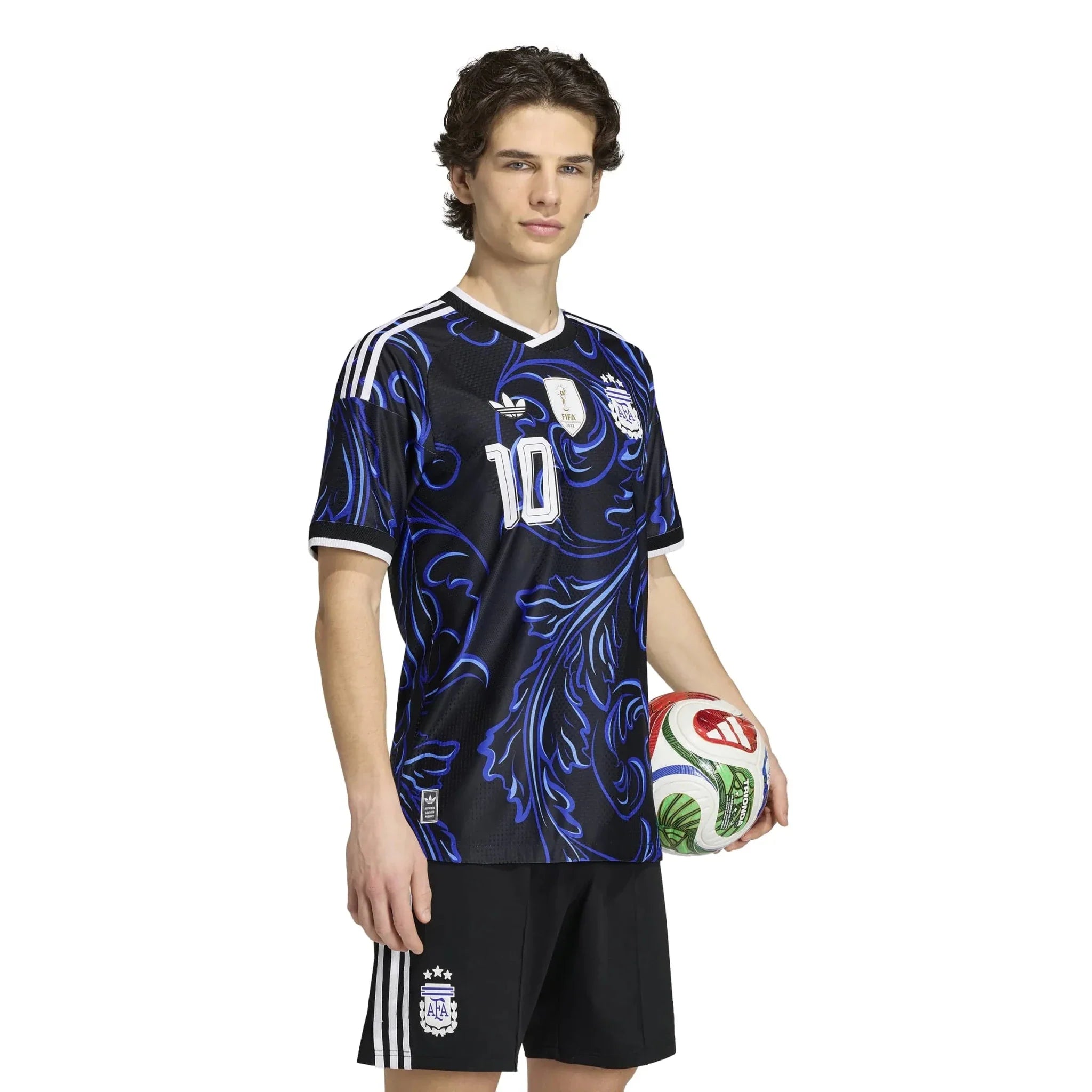 adidas 2026 Argentina Men's Authentic Away Messi #10 Soccer Jersey 4