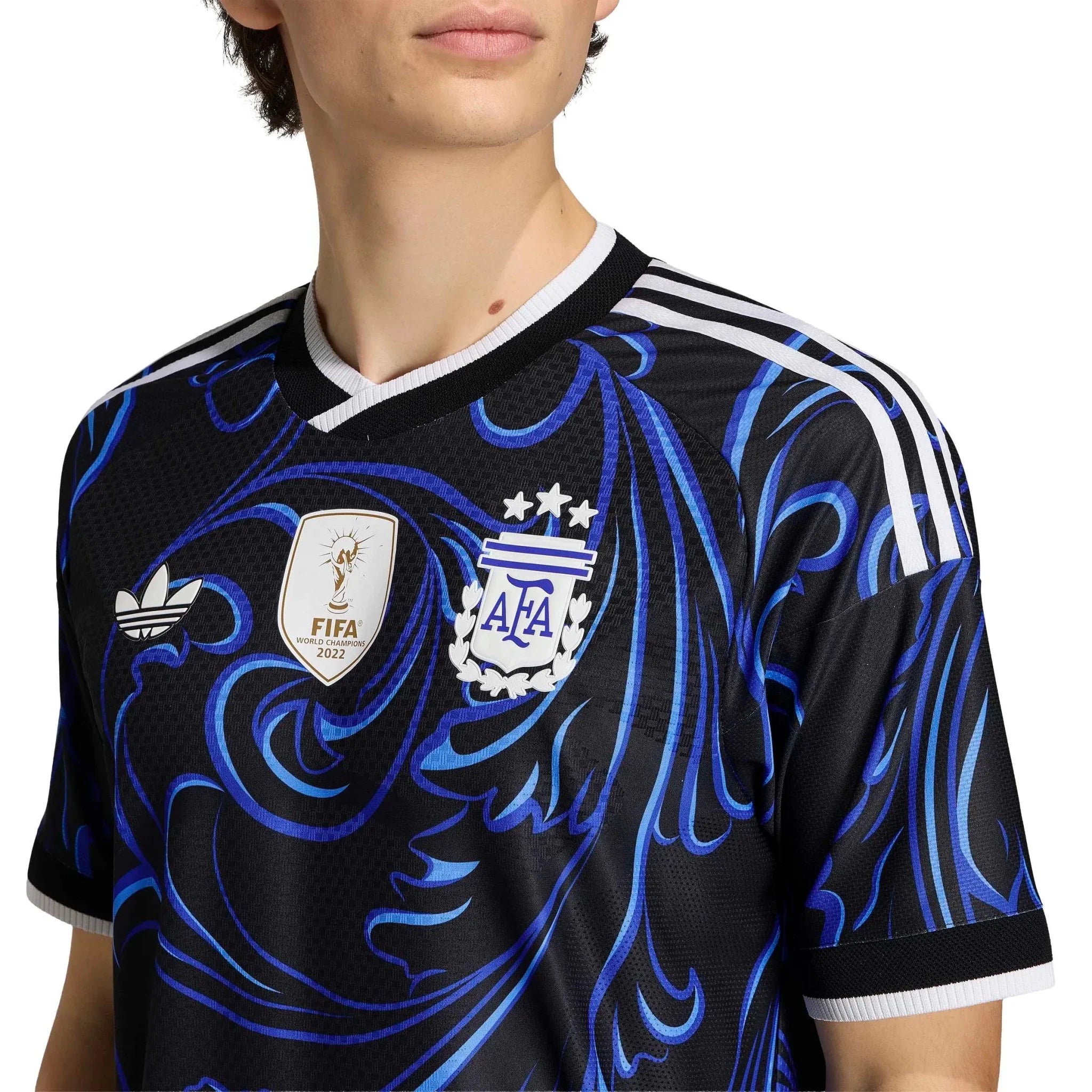 adidas 2026 Argentina Men's Authentic Away Soccer Jersey 5