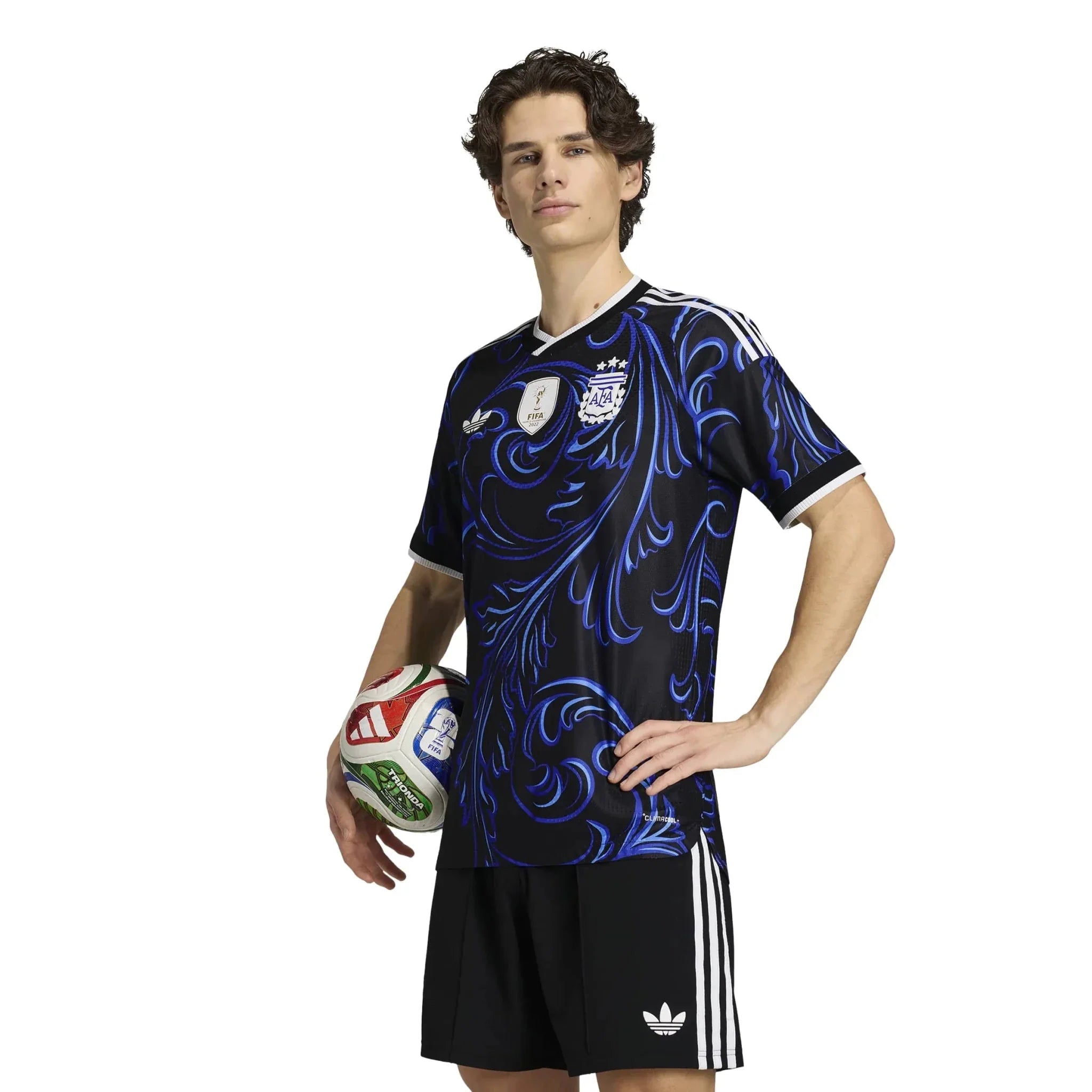 adidas 2026 Argentina Men's Authentic Away Soccer Jersey 3