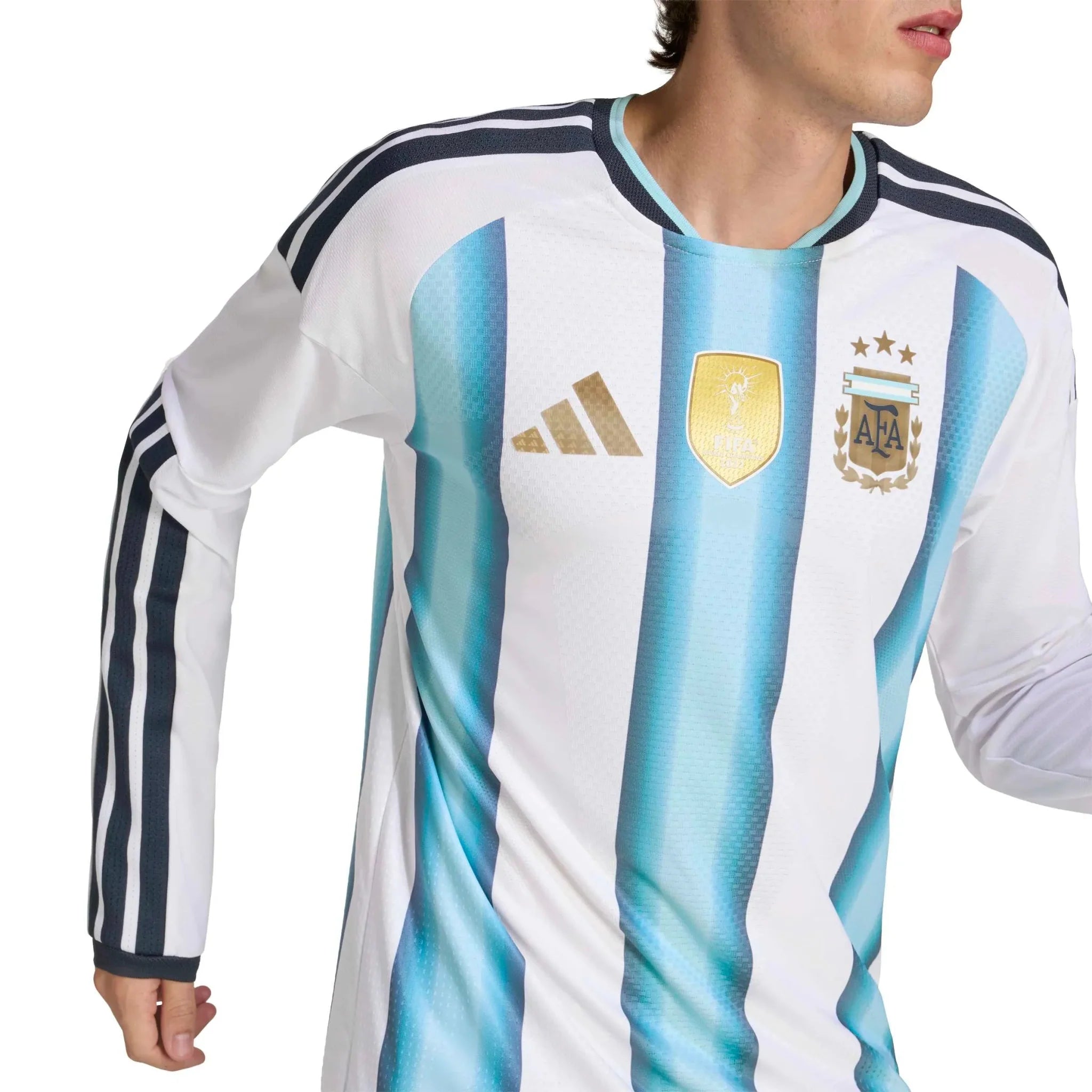 adidas 2026 Argentina Men's Authentic Home Long-Sleeve Soccer Jersey 6