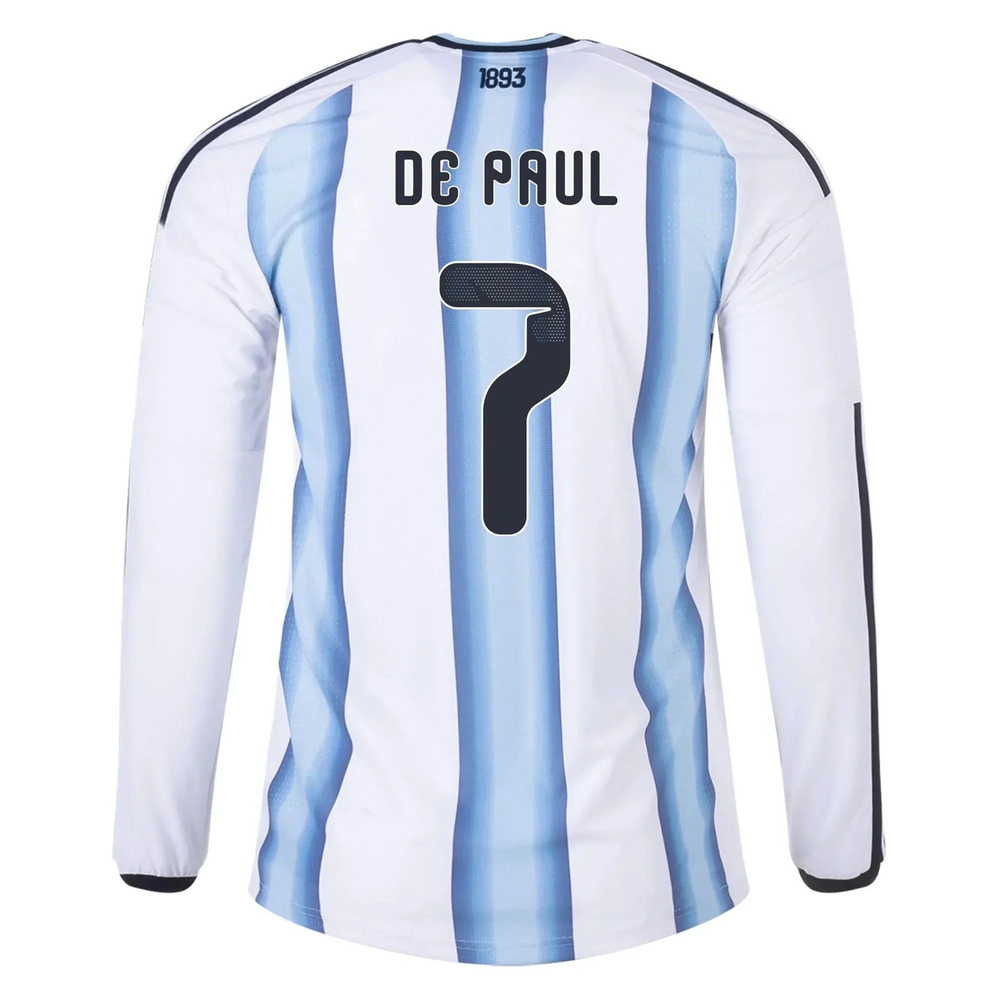 adidas 2026 Argentina Men's Authentic Home Long-Sleeve Soccer Jersey 12