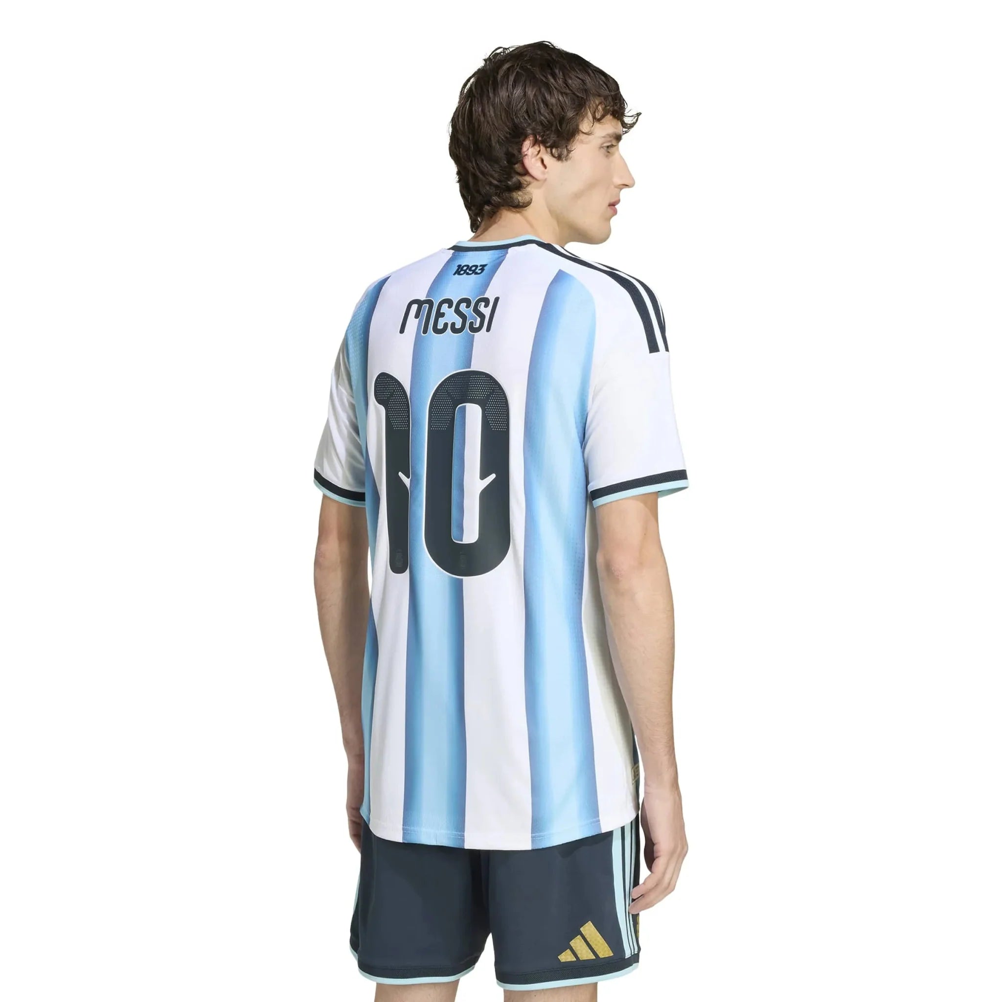 adidas 2026 Argentina Men's Authentic Home Messi #10 Soccer Jersey 3