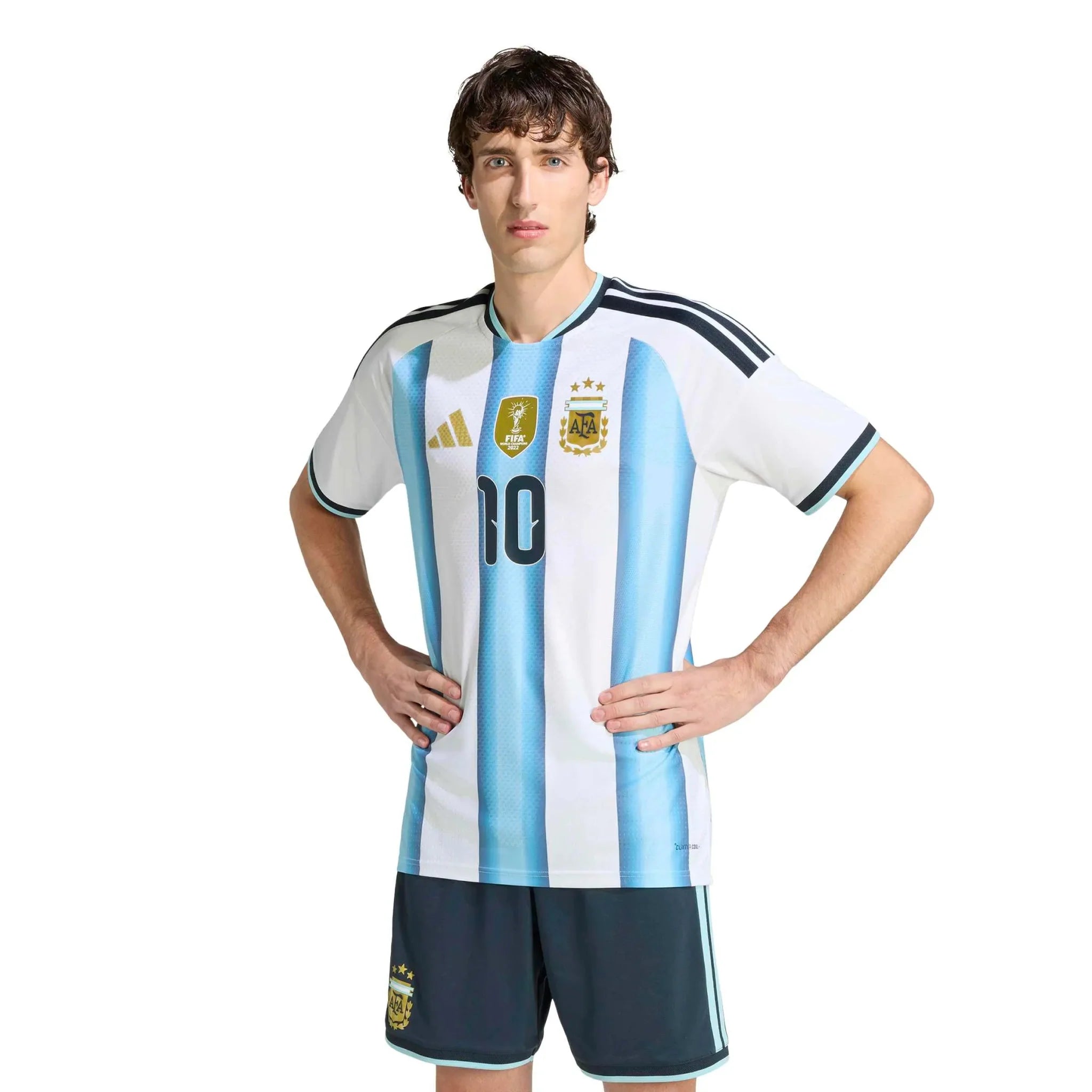 adidas 2026 Argentina Men's Authentic Home Messi #10 Soccer Jersey 4