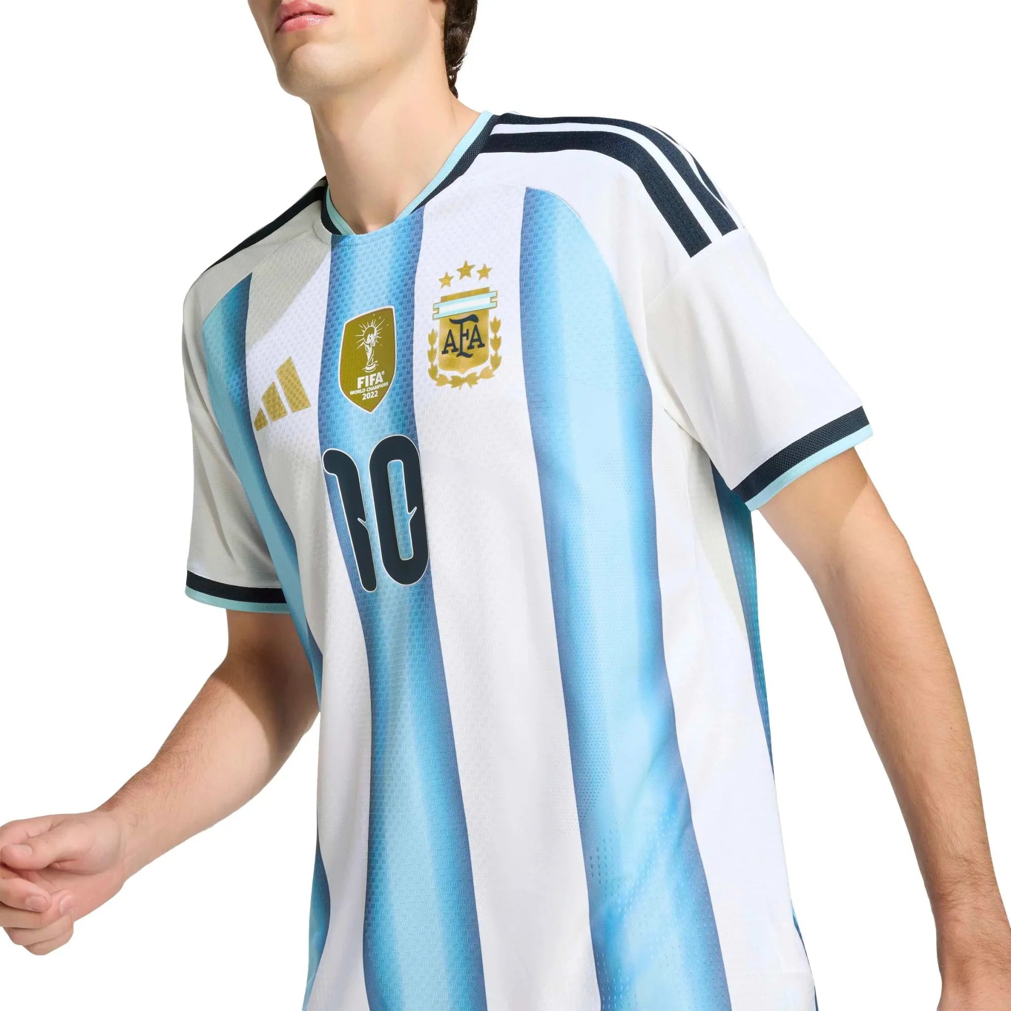 adidas 2026 Argentina Men's Authentic Home Messi #10 Soccer Jersey 5