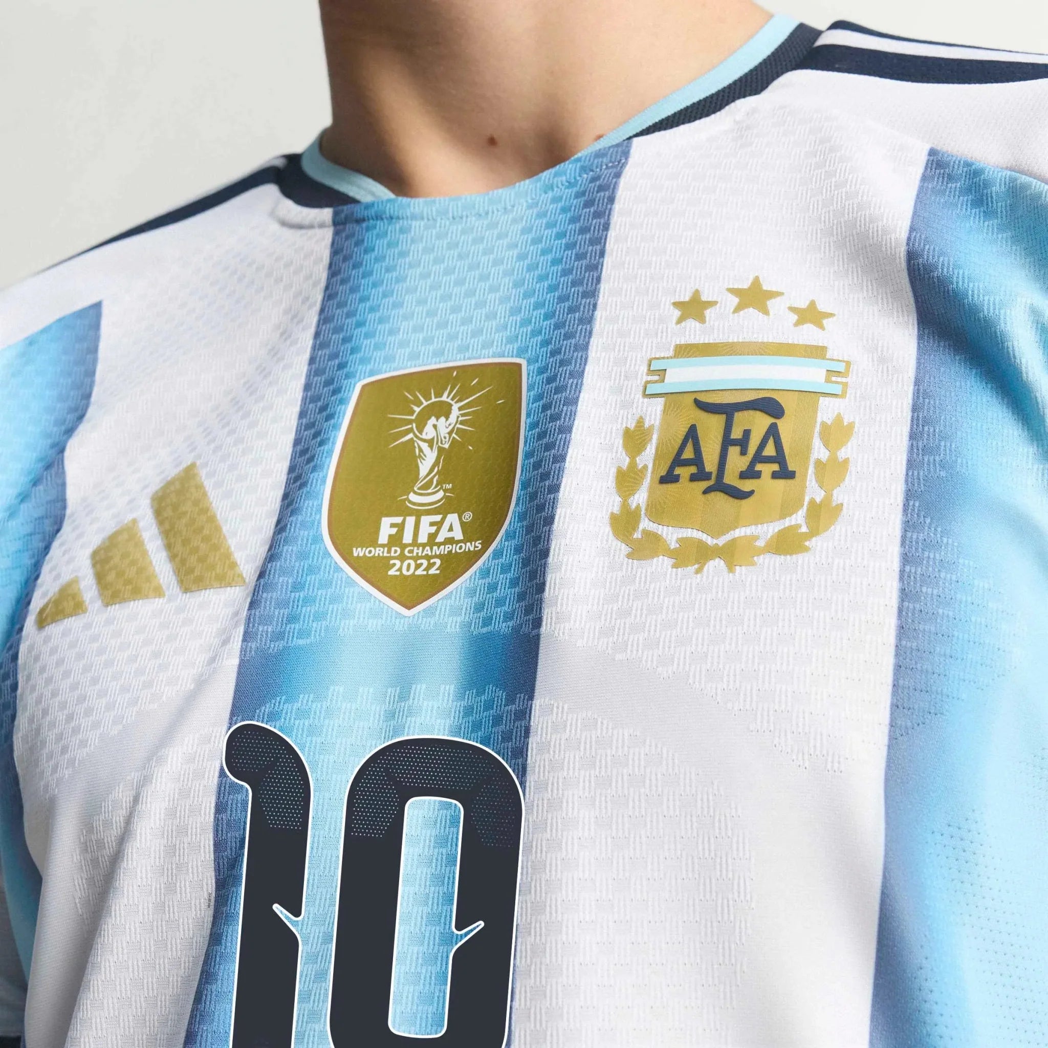adidas 2026 Argentina Men's Authentic Home Messi #10 Soccer Jersey 8