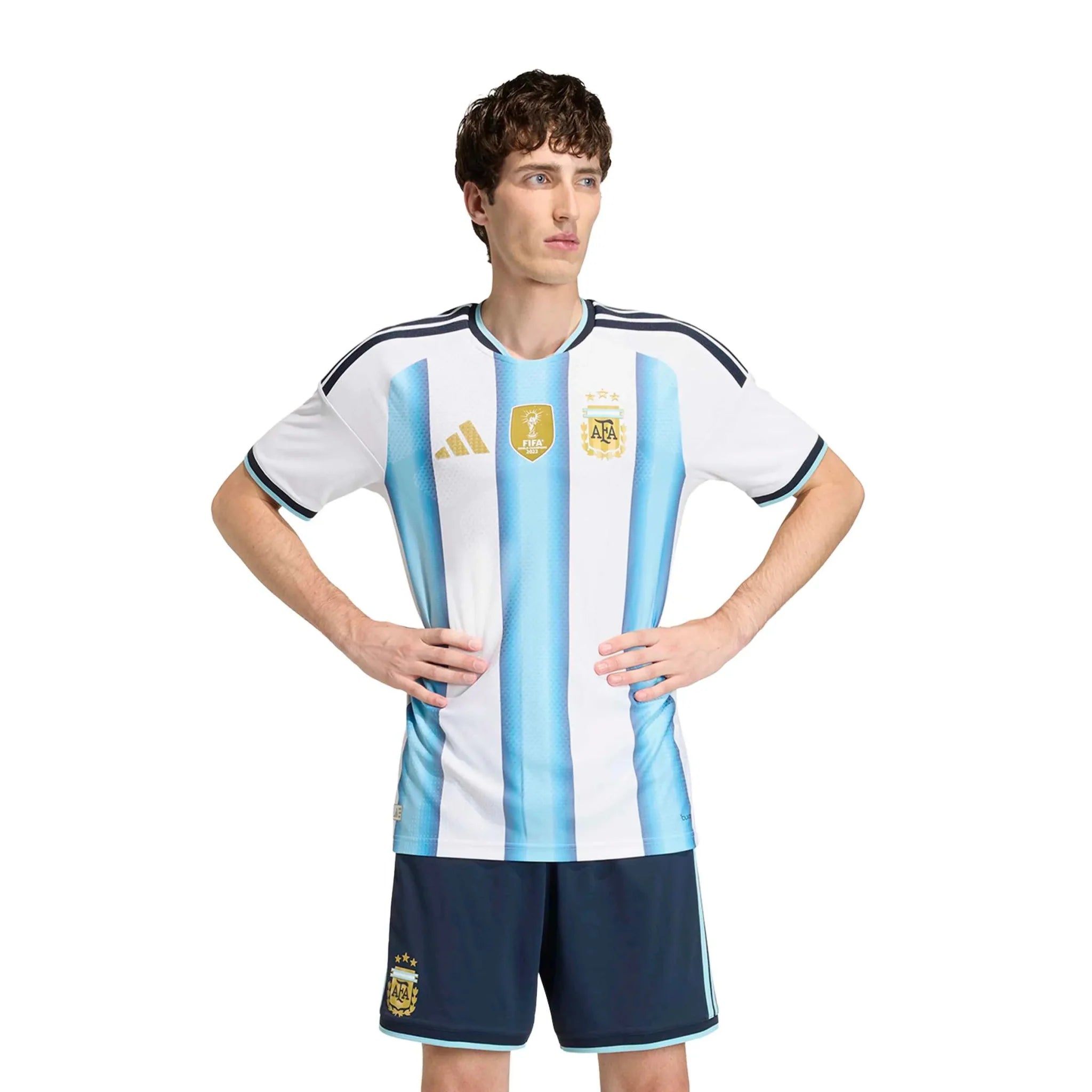 adidas 2026 Argentina Men's Authentic Home Soccer Jersey 3
