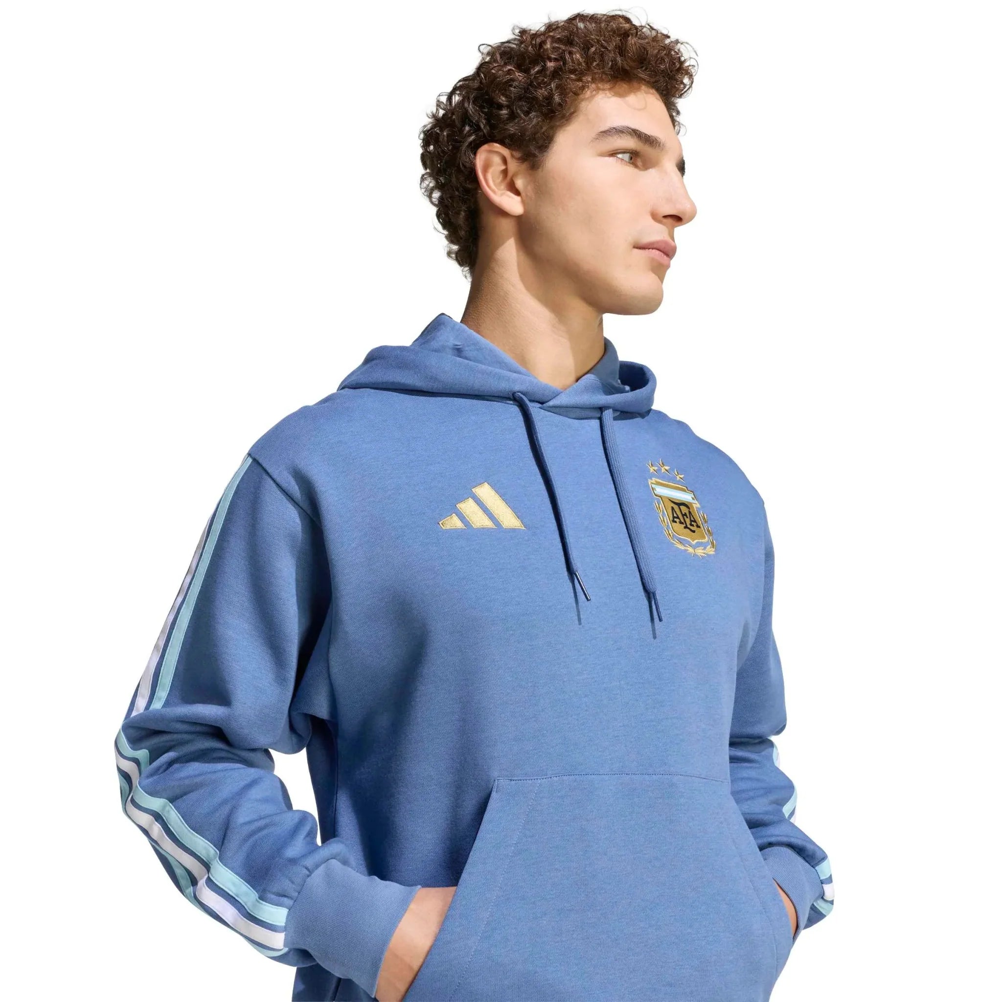 adidas 2026 Argentina Men's DNA Fleece Hoodie 4