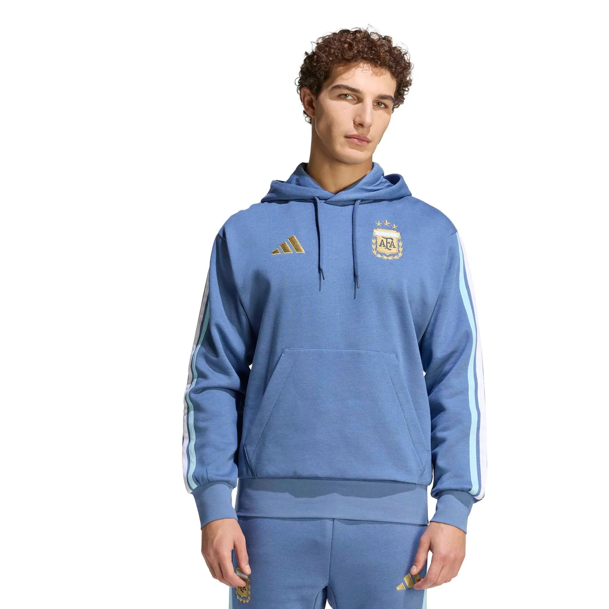 adidas 2026 Argentina Men's DNA Fleece Hoodie 2