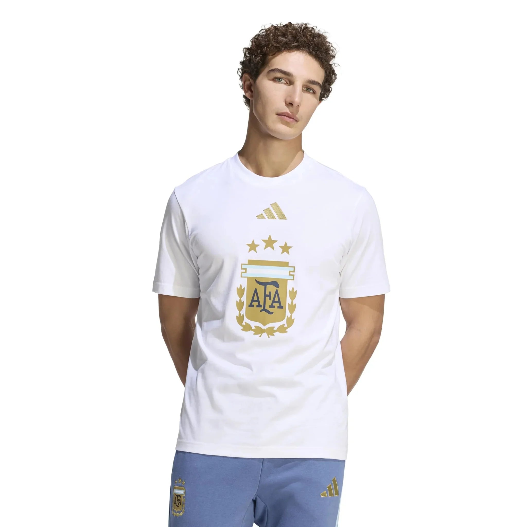 adidas 2026 Argentina Men's DNA Graphic Tee 2