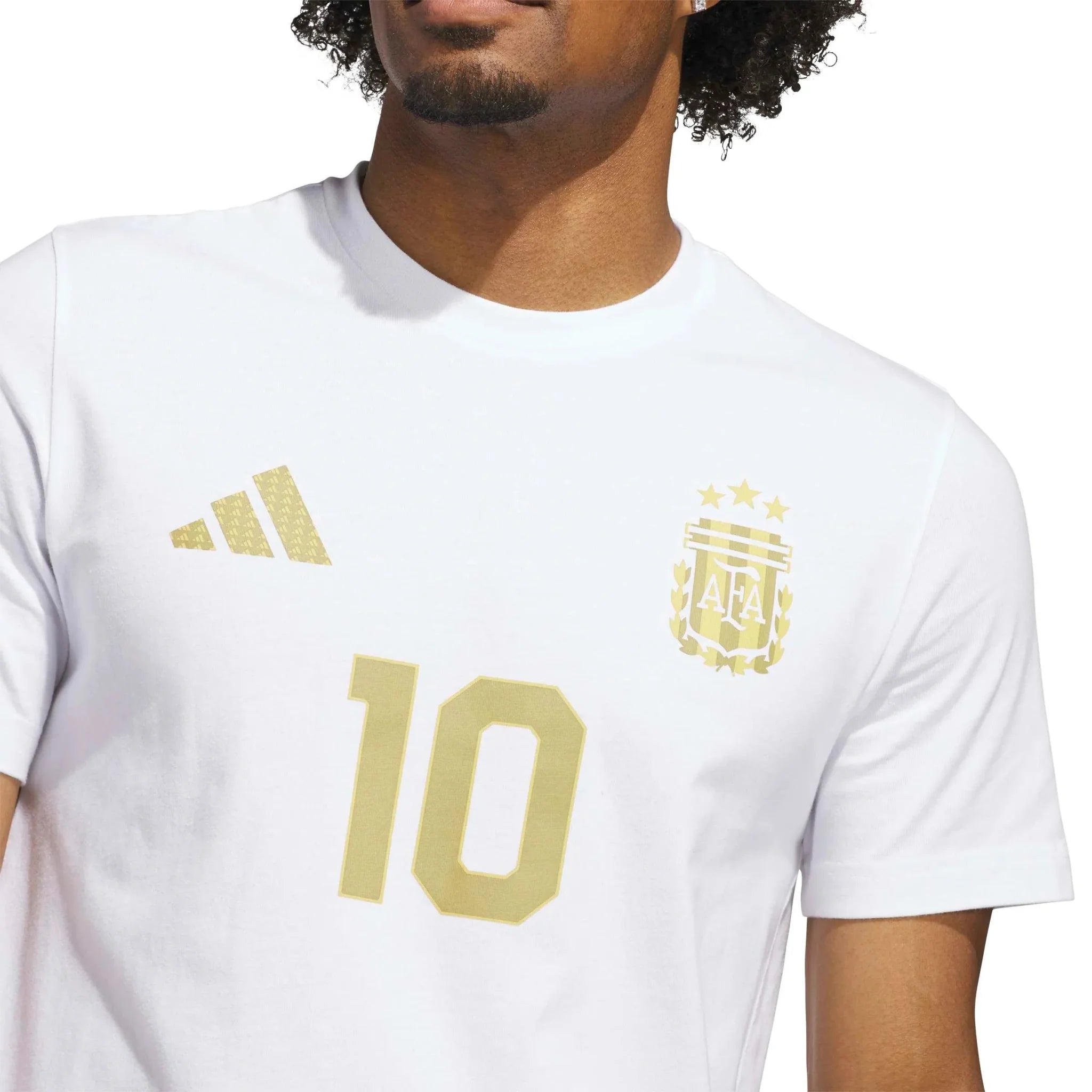 adidas 2026 Argentina Men's Messi Name And Number Tee 4