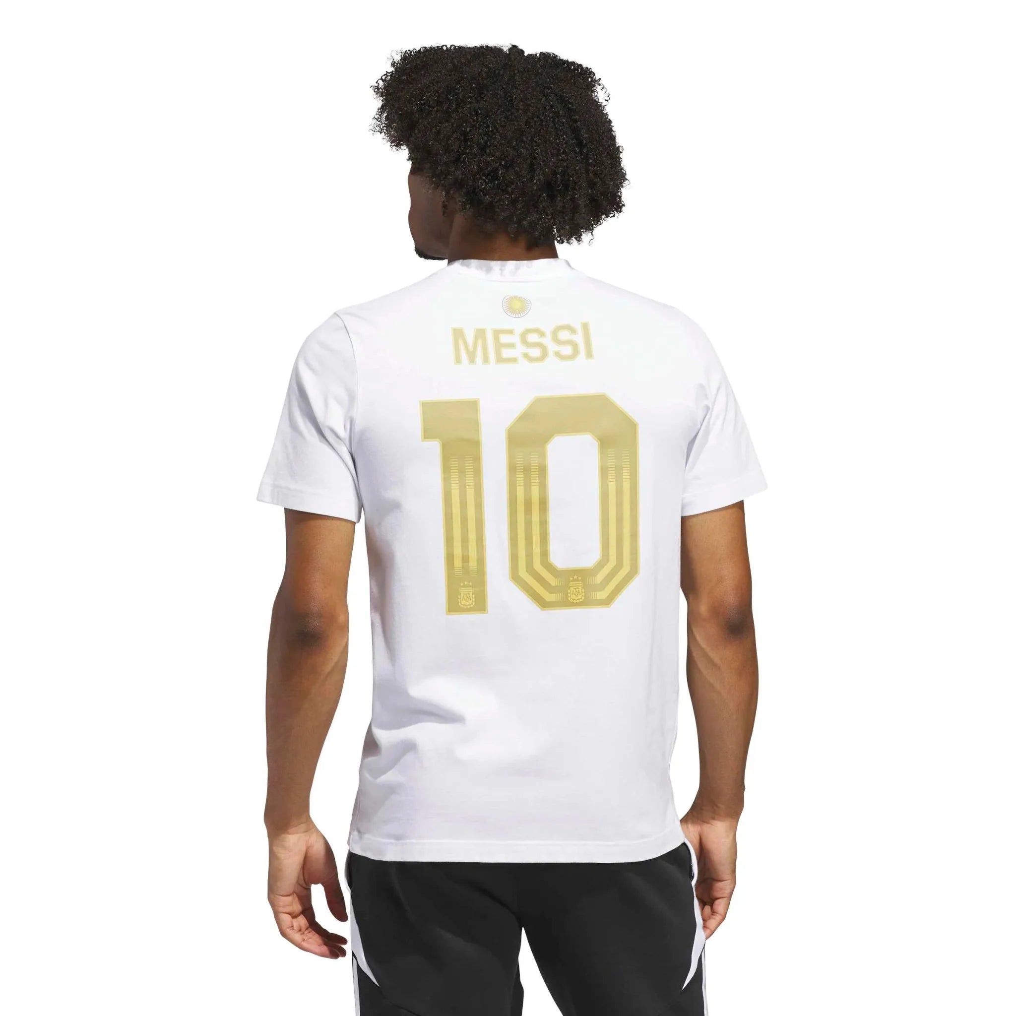 adidas 2026 Argentina Men's Messi Name And Number Tee 3