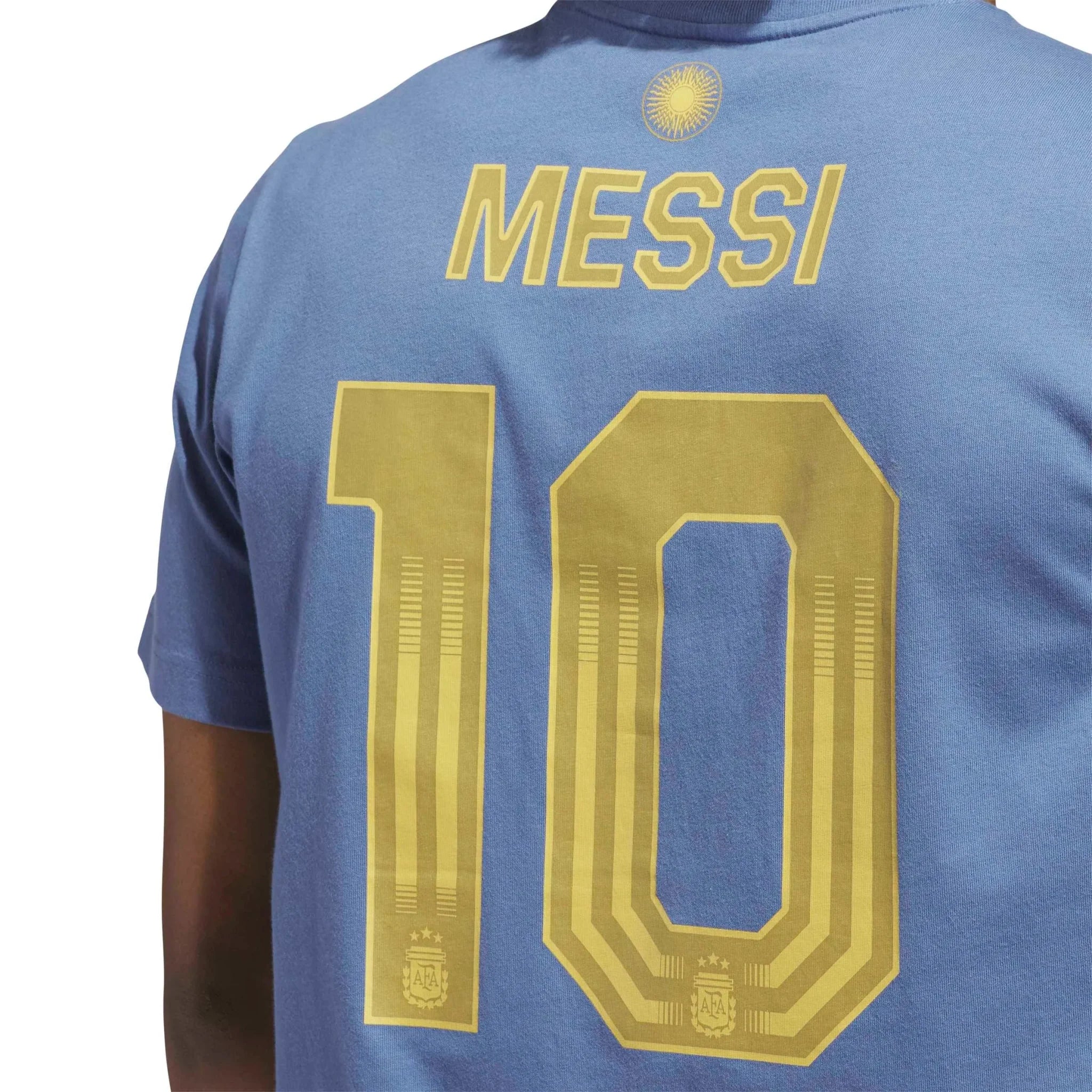 adidas 2026 Argentina Men's Messi Name And Number Tee 5