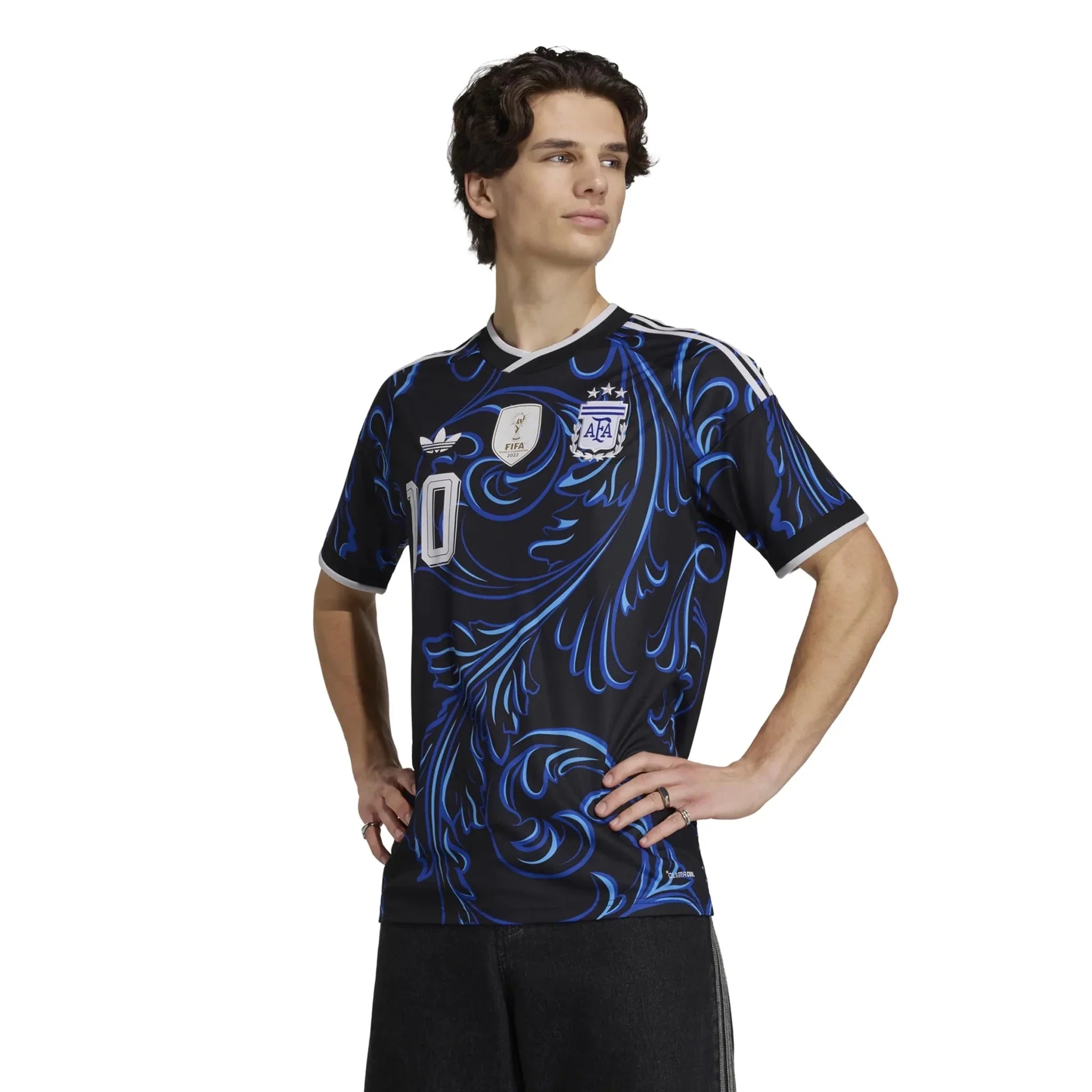 adidas 2026 Argentina Men's Stadium Away Messi #10 Soccer Jersey 4