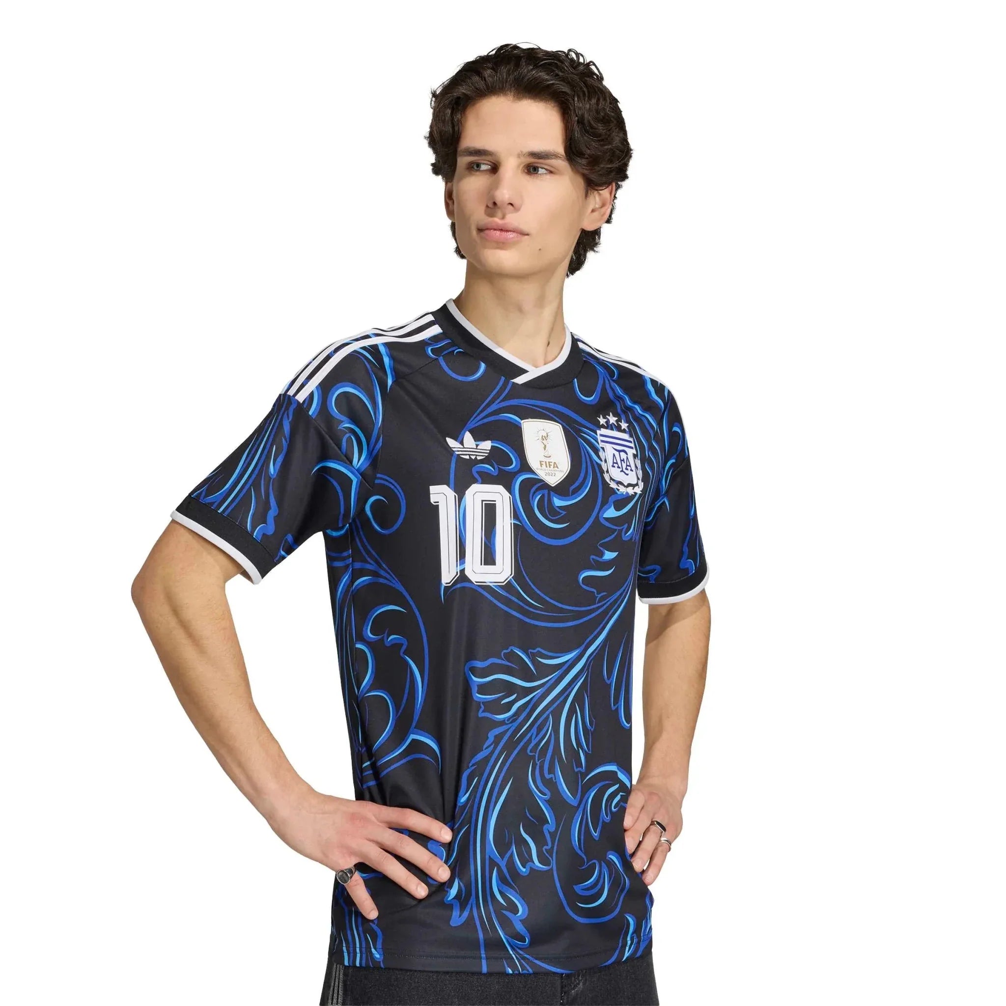adidas 2026 Argentina Men's Stadium Away Messi #10 Soccer Jersey 5