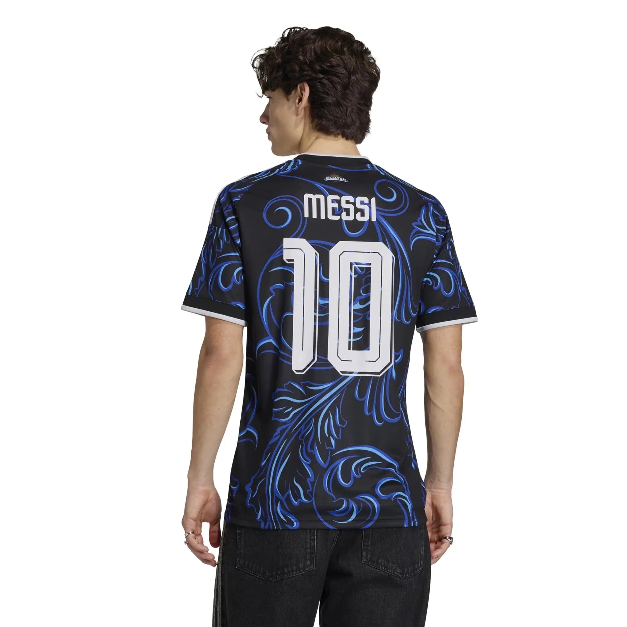 adidas 2026 Argentina Men's Stadium Away Messi #10 Soccer Jersey 3
