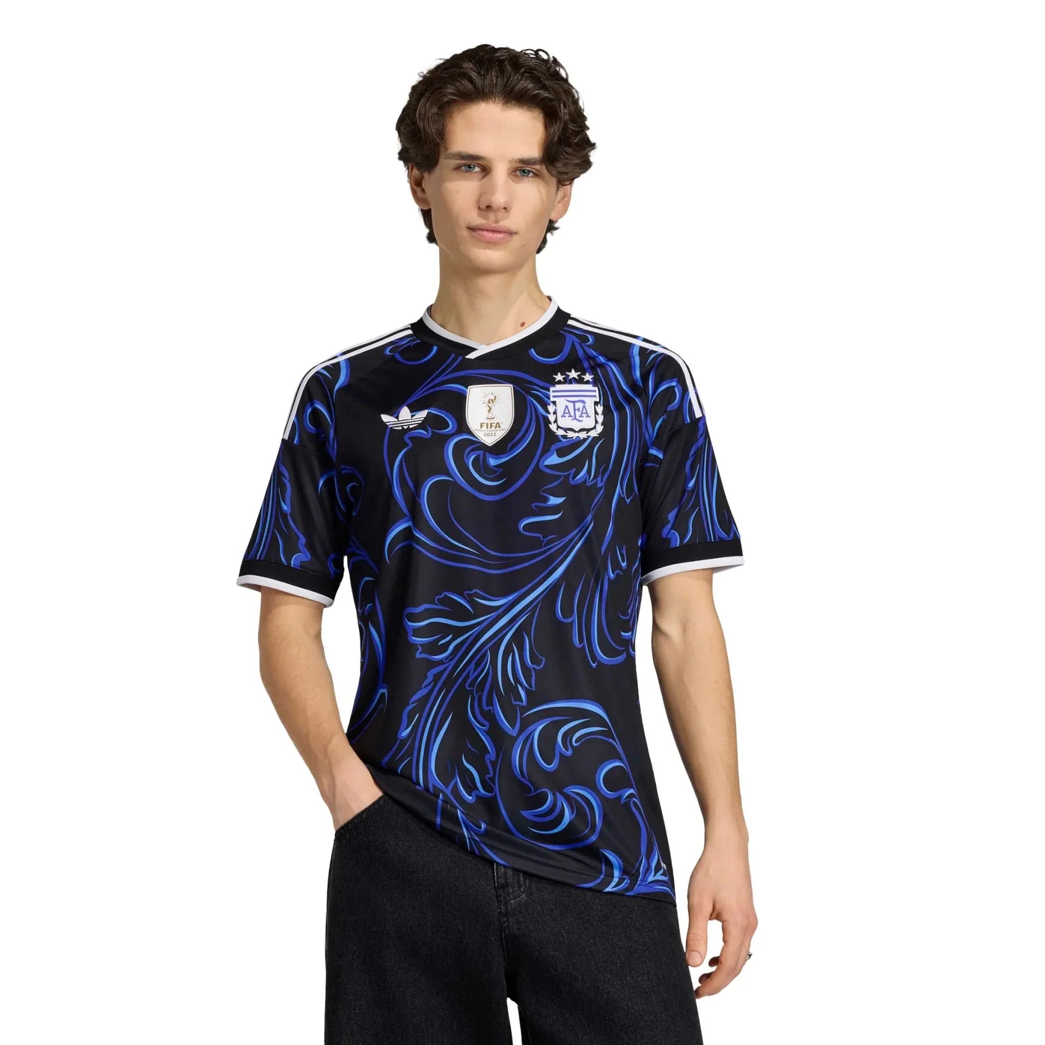 adidas 2026 Argentina Men's Stadium Away Soccer Jersey 3