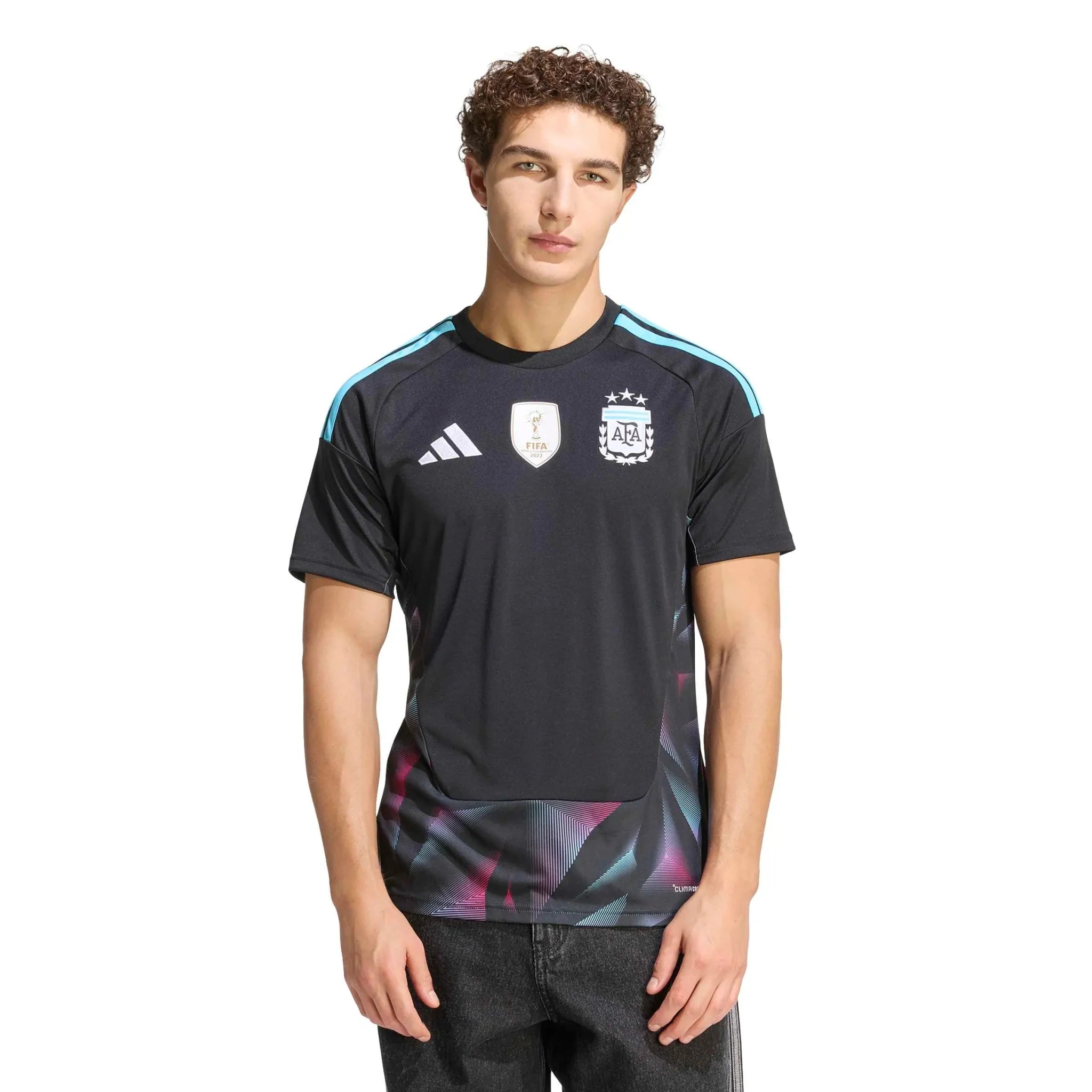adidas 2026 Argentina Men's Stadium Home Goalkeeper Soccer Jersey 3