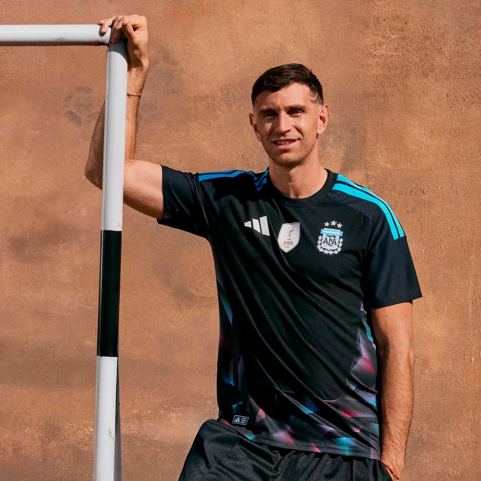 adidas 2026 Argentina Men's Stadium Home Goalkeeper Soccer Jersey 7