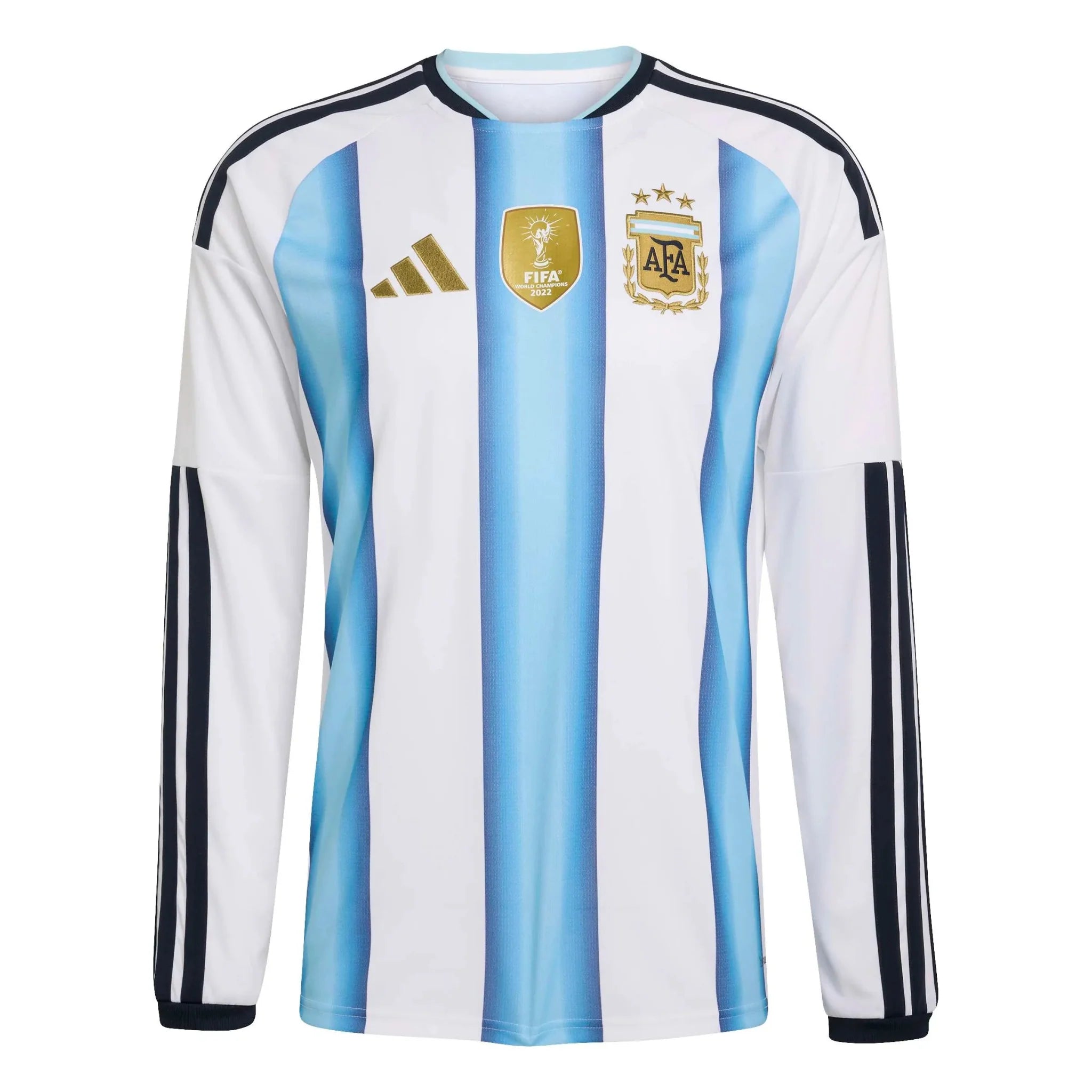 adidas 2026 Argentina Men's Stadium Home Long-Sleeve Soccer Jersey 1