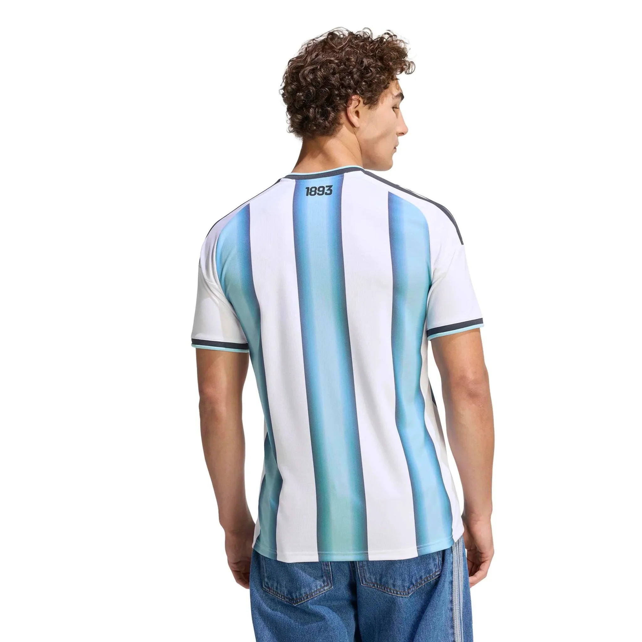 adidas 2026 Argentina Men's Stadium Home Soccer Jersey 4