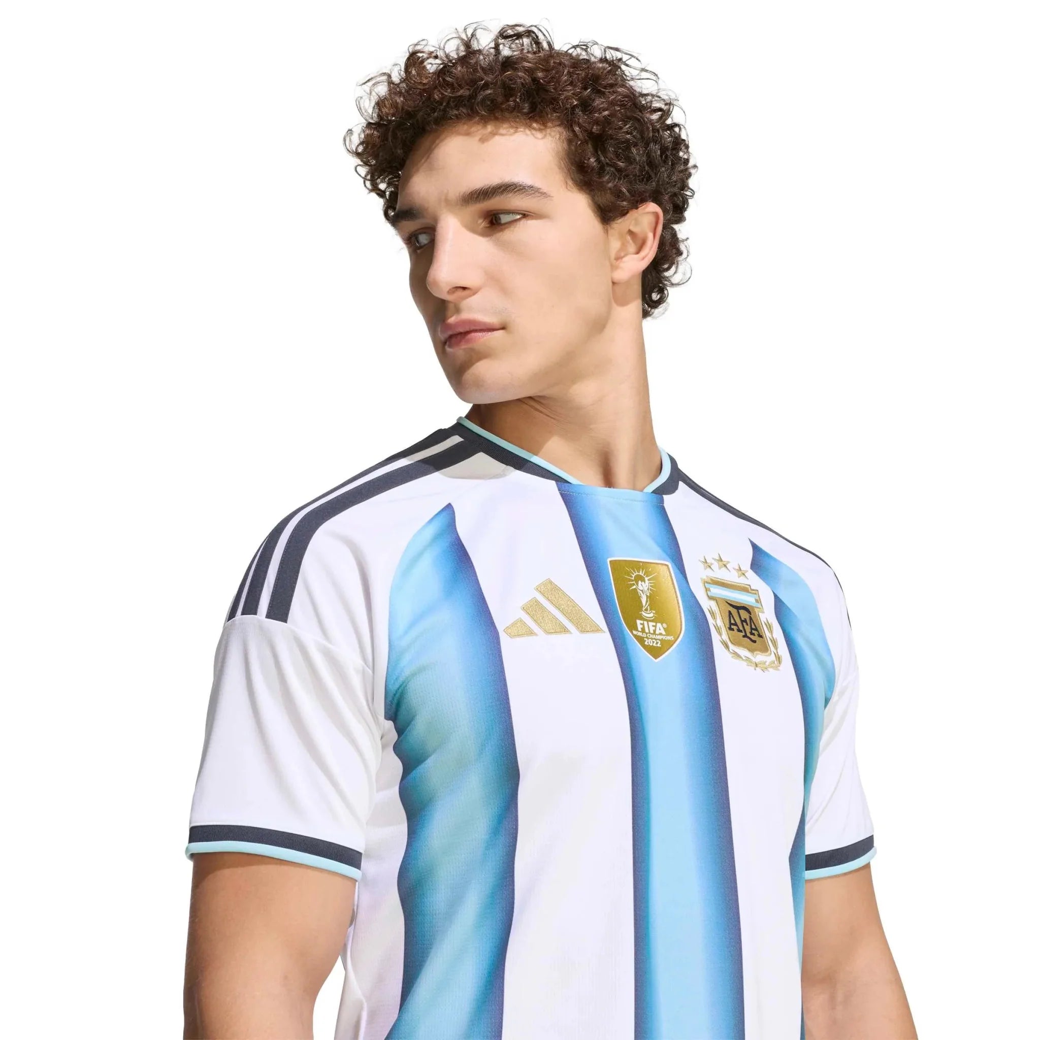 adidas 2026 Argentina Men's Stadium Home Soccer Jersey 5