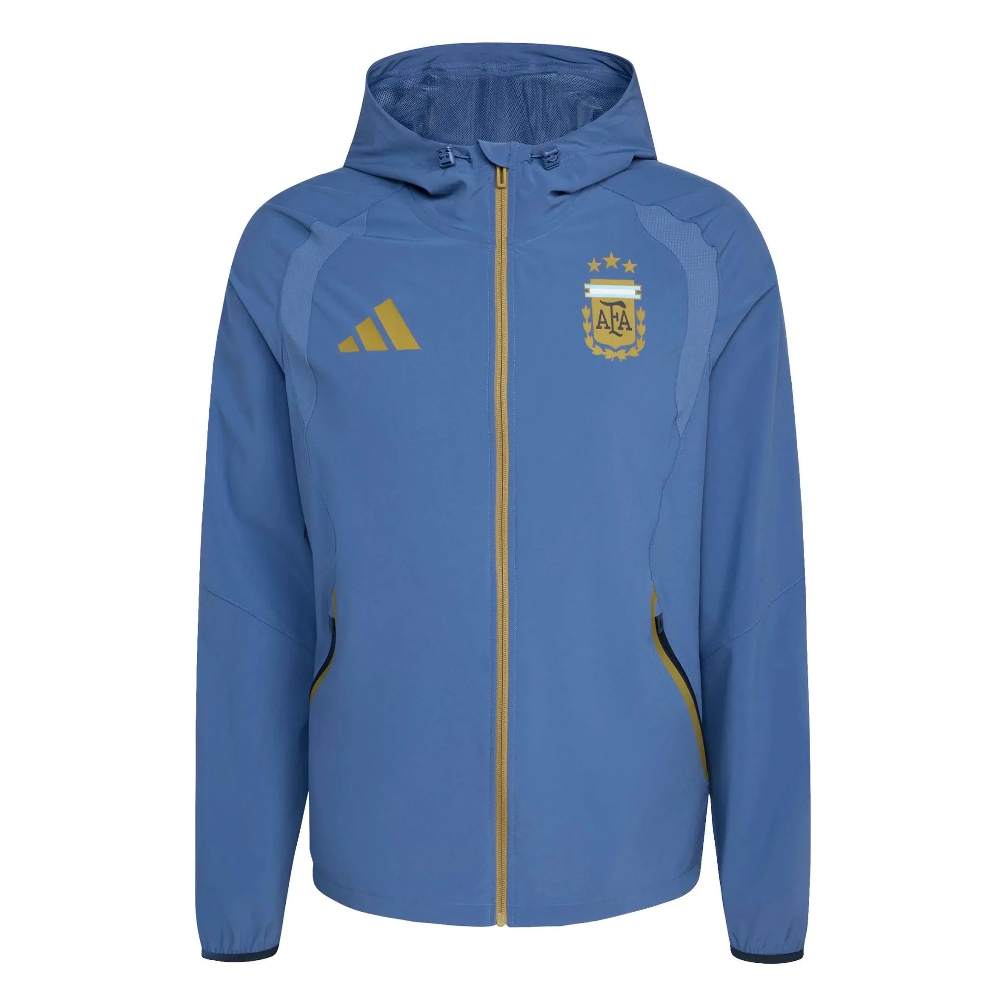 adidas 2026 Argentina Men's Tiro Travel Full Zip Windbreaker 1