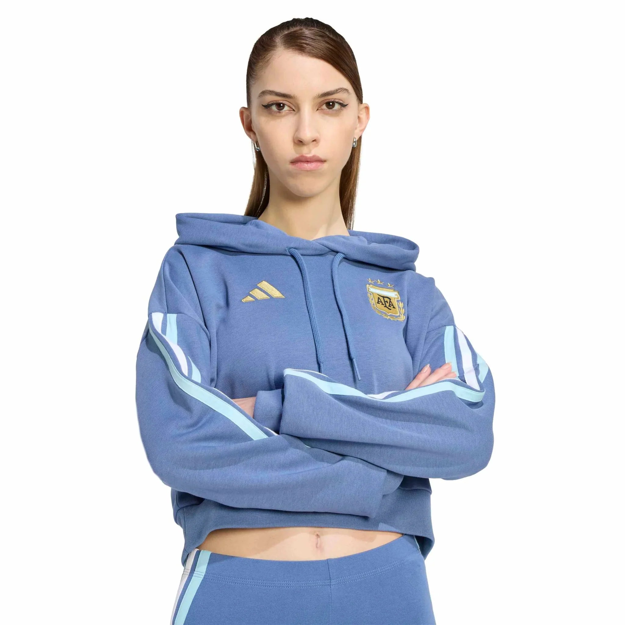 adidas 2026 Argentina Women's DNA Hoodie 4