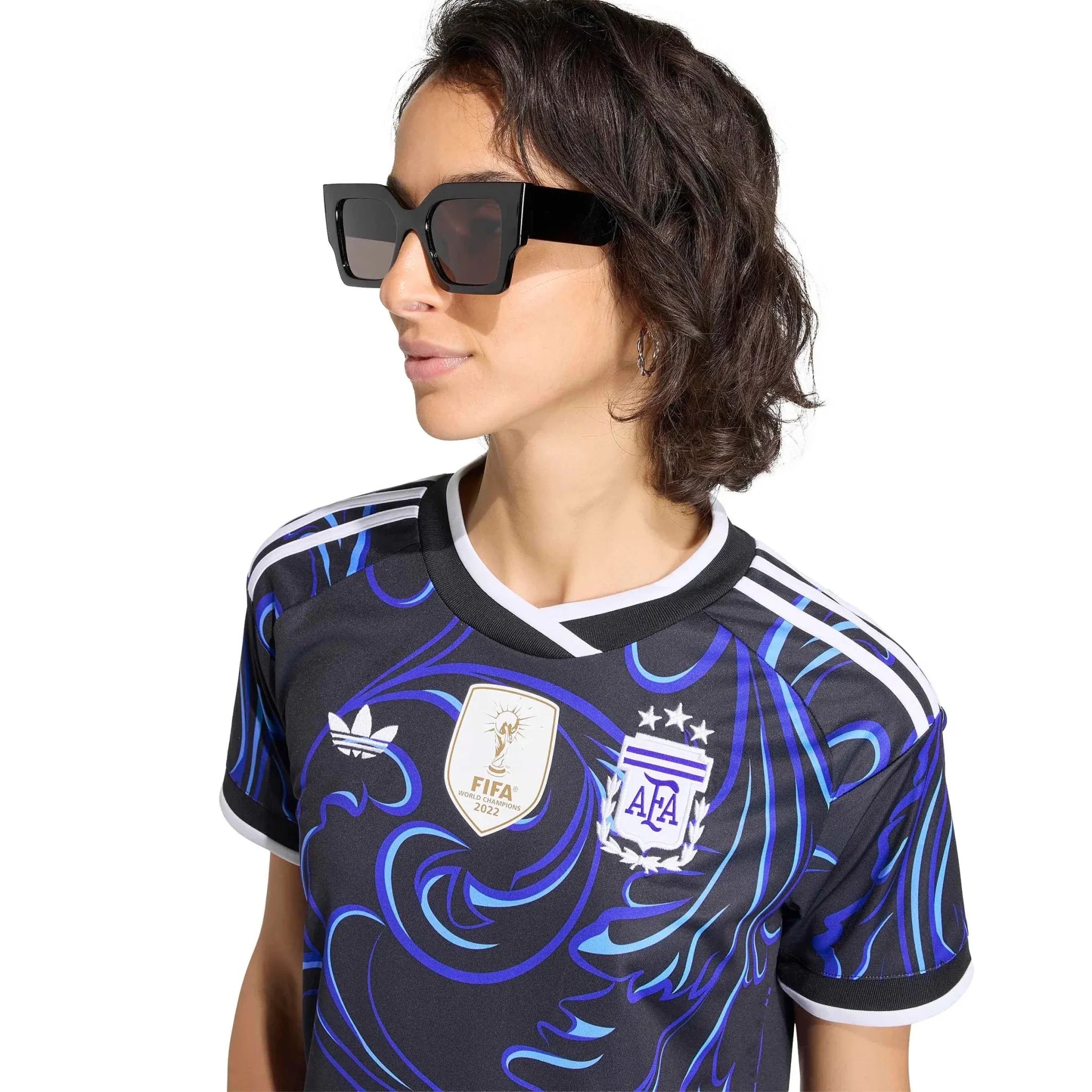 adidas 2026 Argentina Women's Stadium Away Soccer Jersey 5