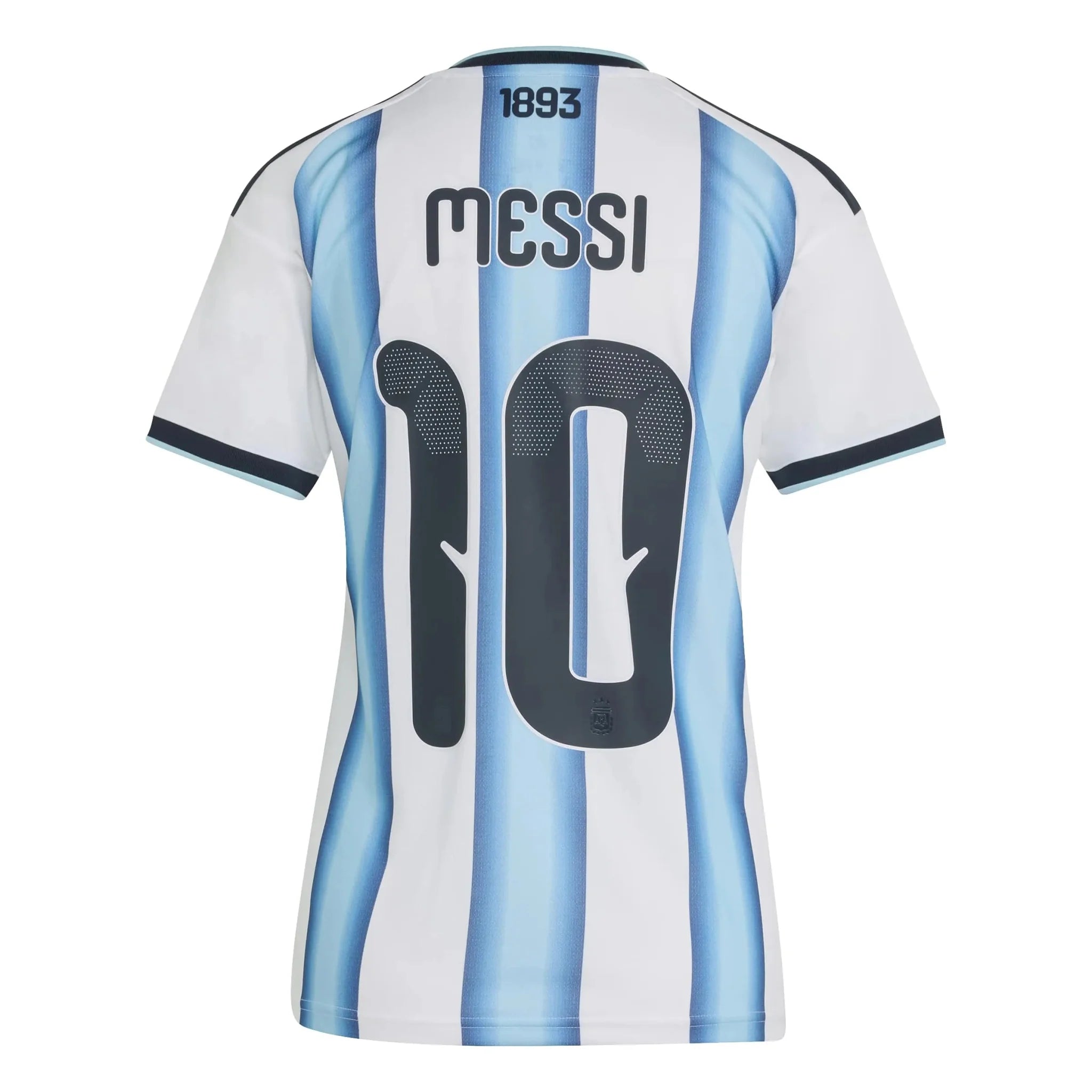 adidas 2026 Argentina Women's Stadium Home Messi #10 Soccer Jersey 1