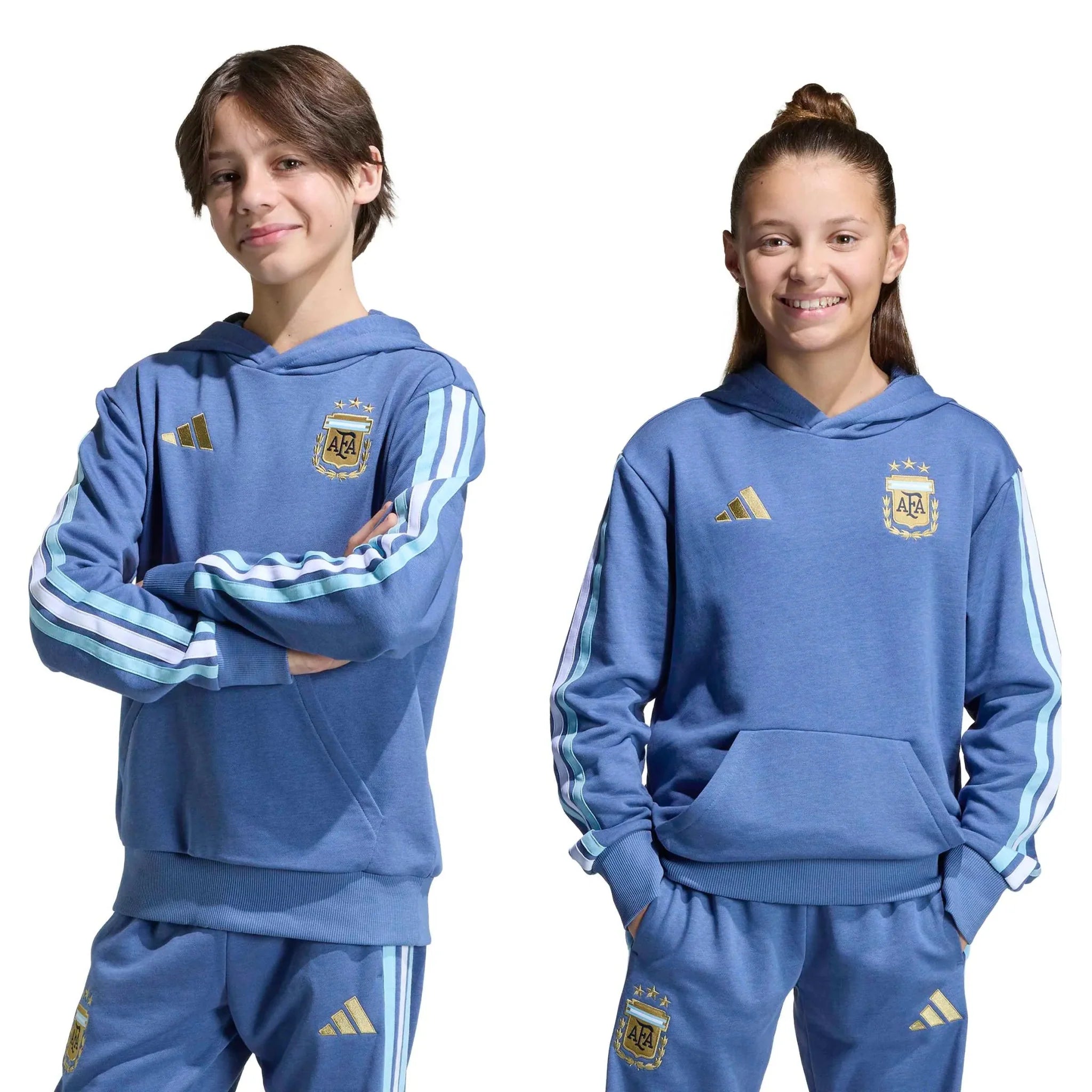 adidas 2026 Argentina Youth DNA Hoodie 6