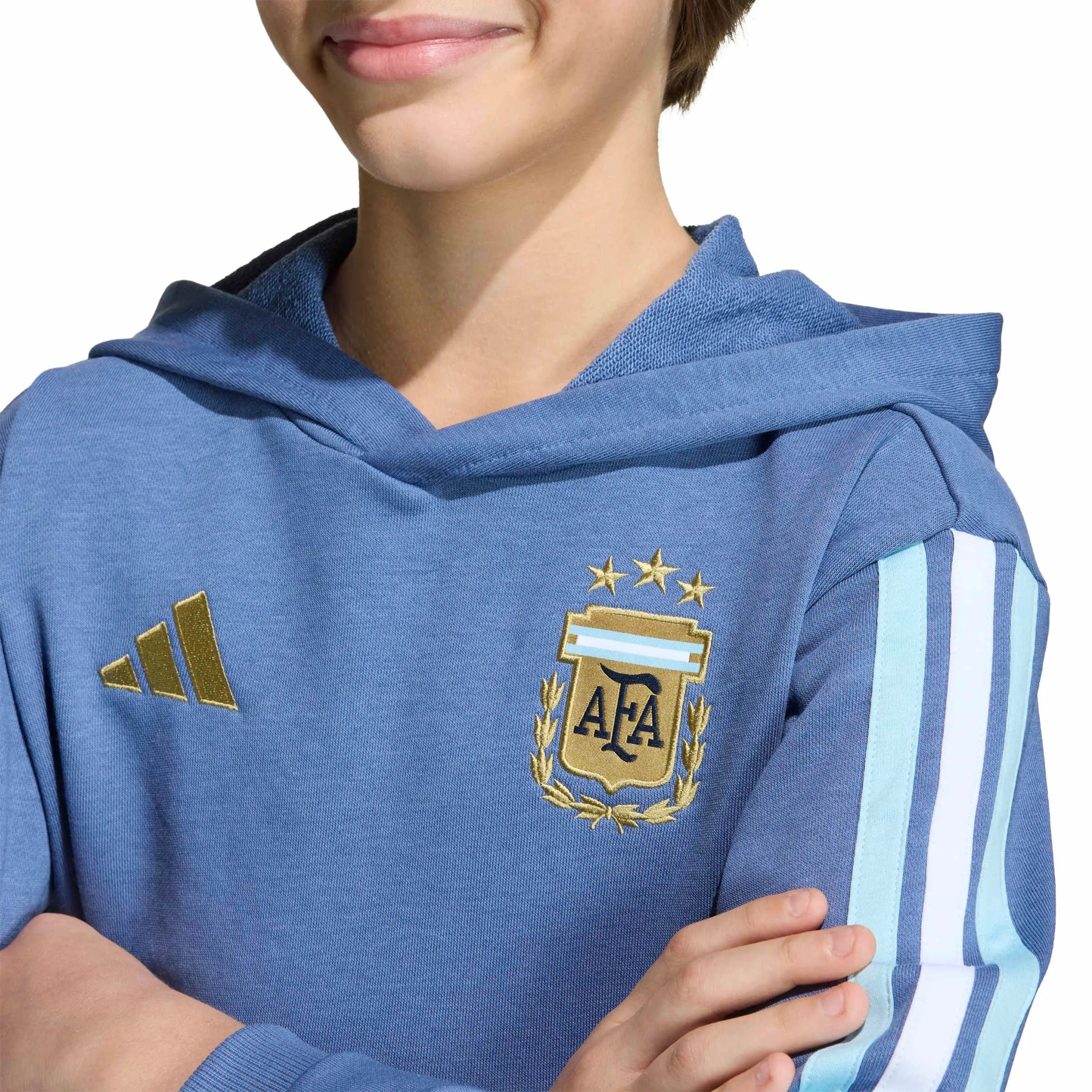 adidas 2026 Argentina Youth DNA Hoodie 2
