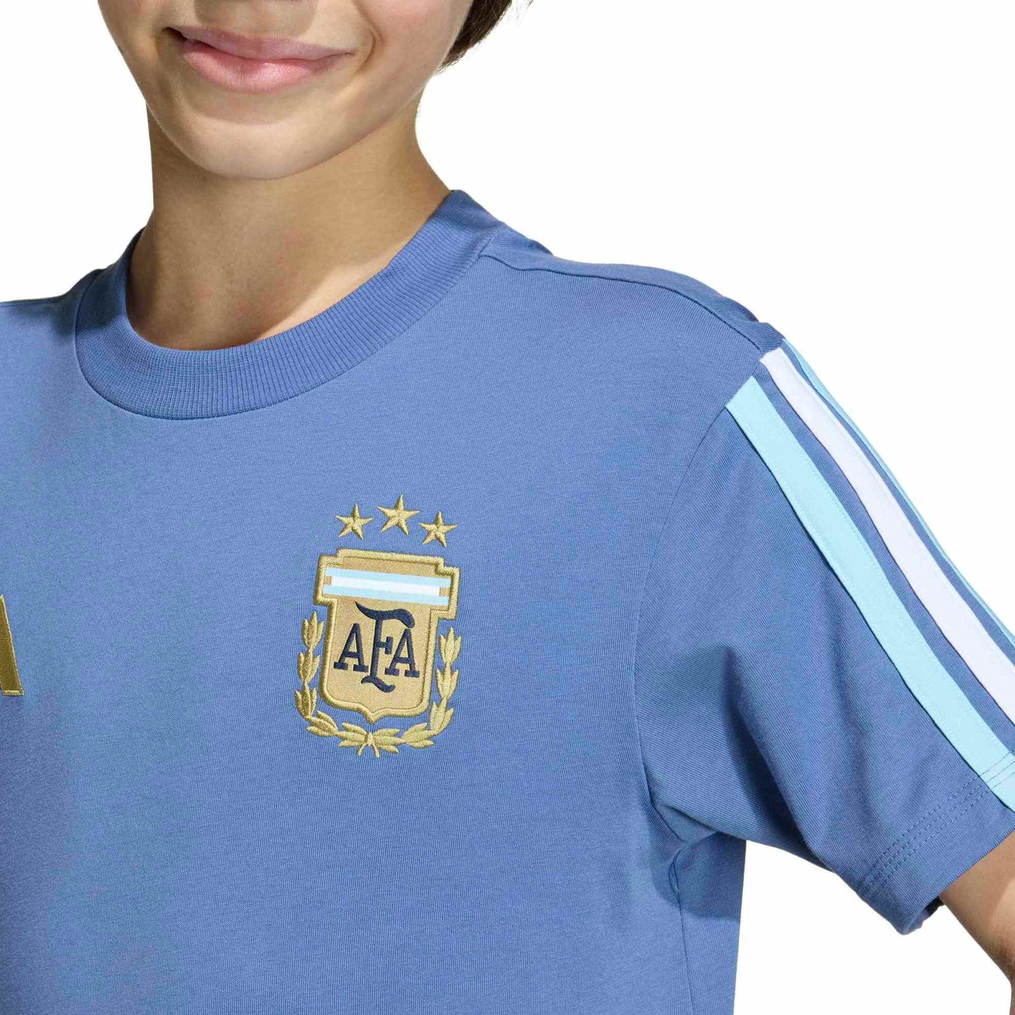 adidas 2026 Argentina Youth DNA Tee 6