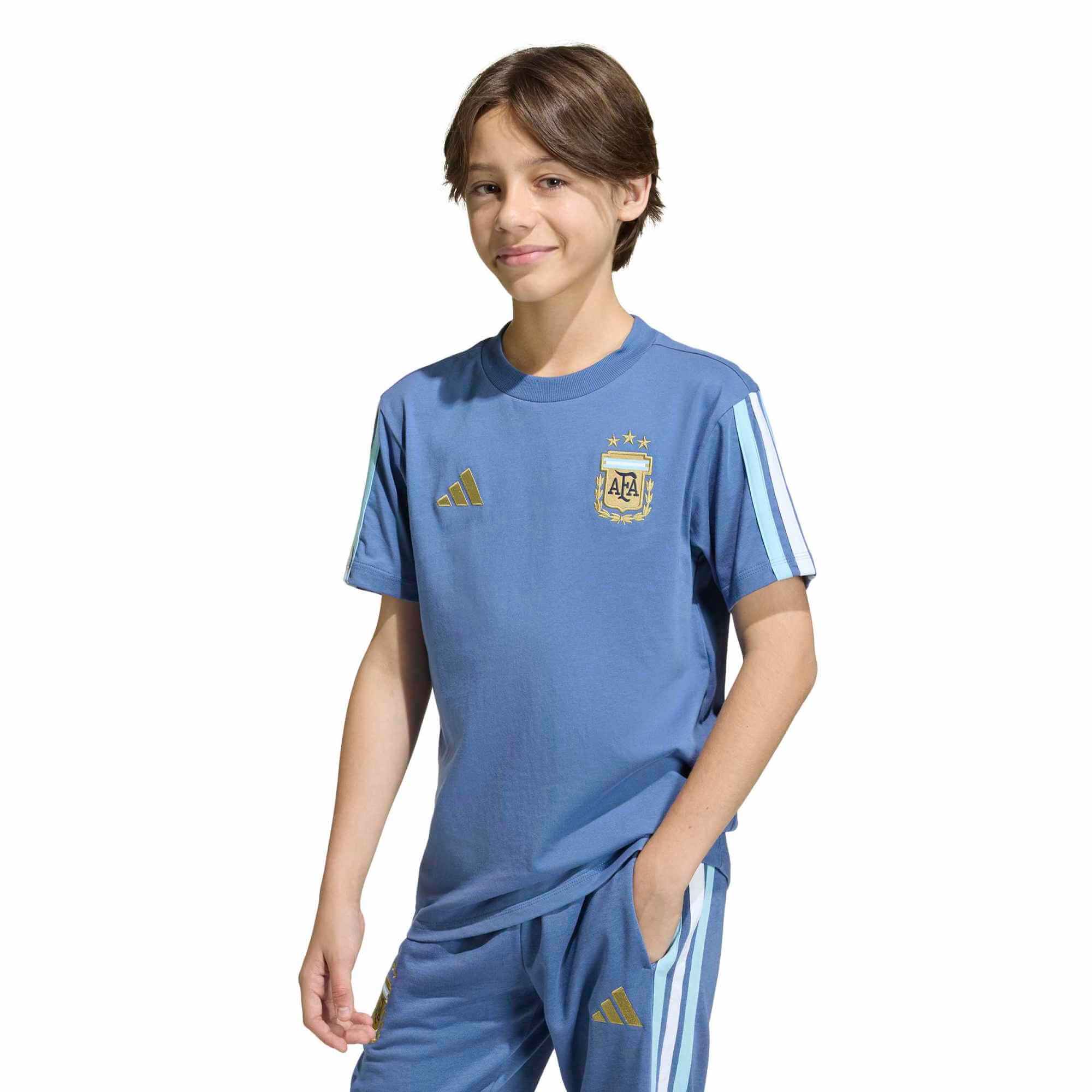 adidas 2026 Argentina Youth DNA Tee 2