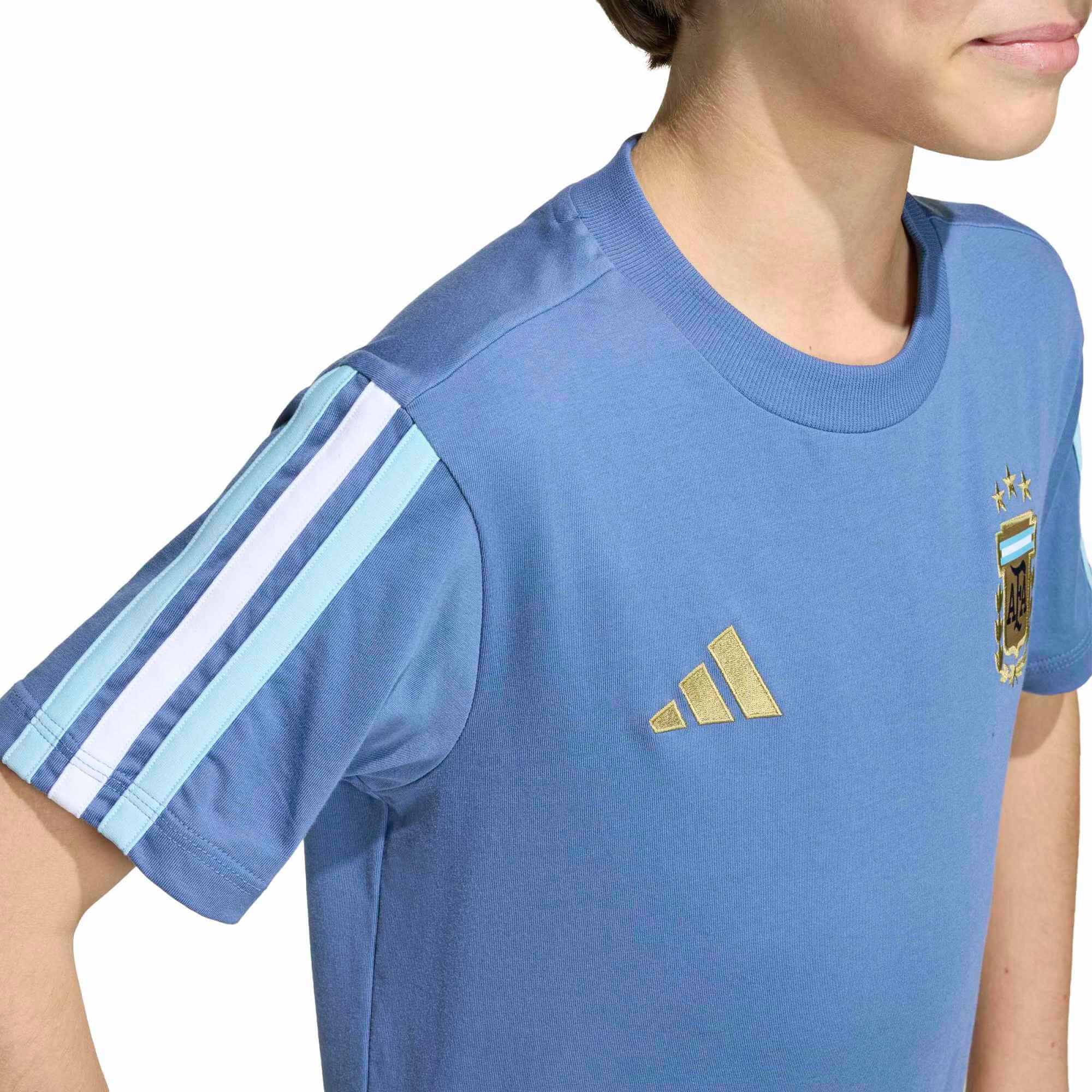 adidas 2026 Argentina Youth DNA Tee 7