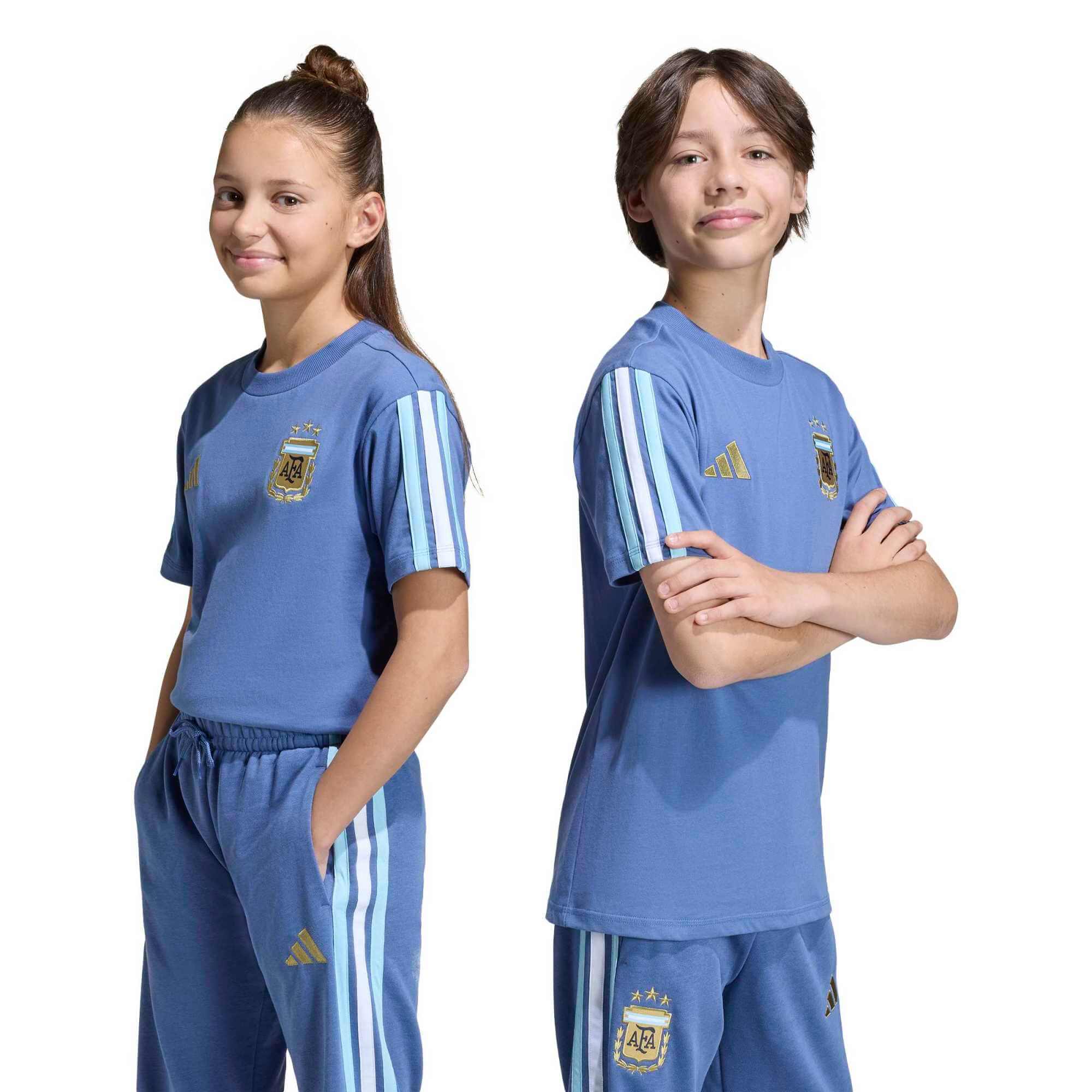 adidas 2026 Argentina Youth DNA Tee 4