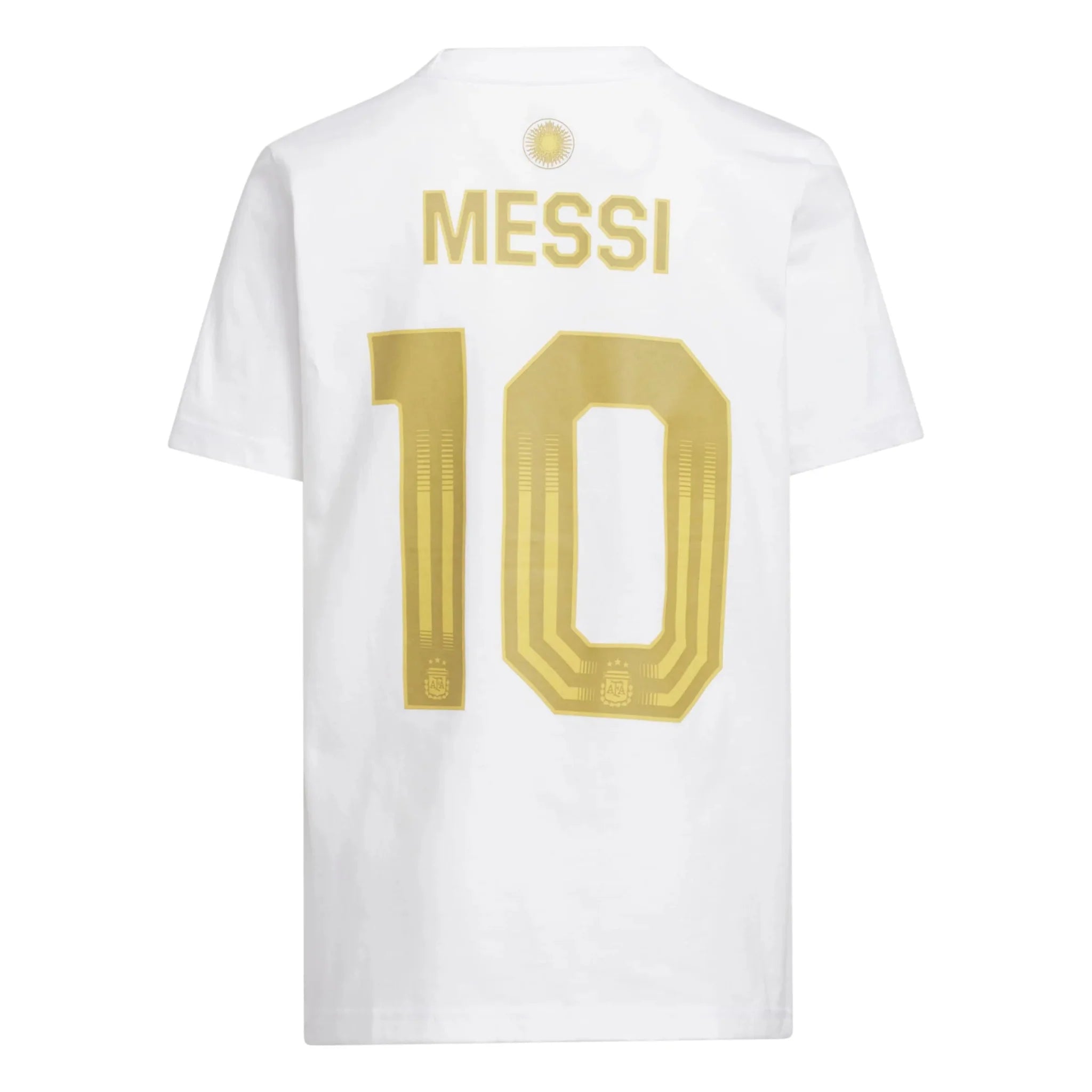 adidas 2026 Argentina Youth Messi Name And Number Tee 2