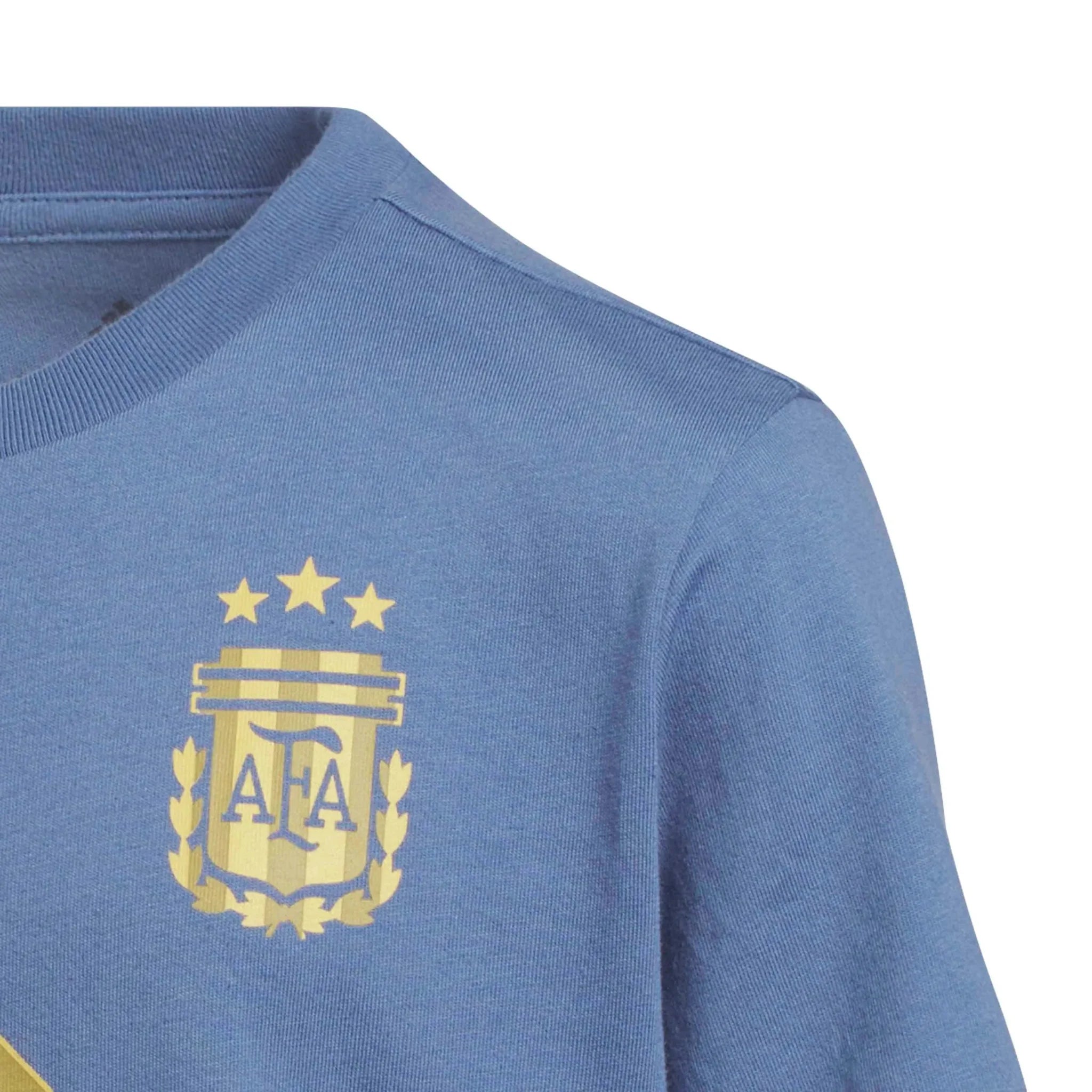 adidas 2026 Argentina Youth Messi Name And Number Tee 3