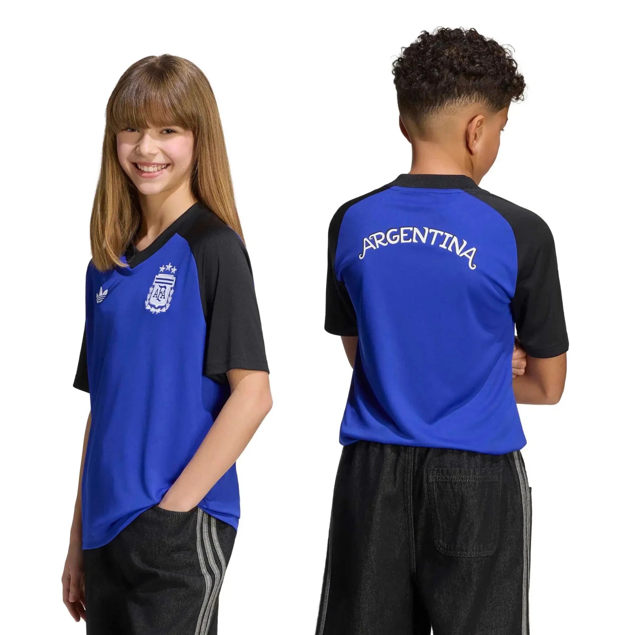 adidas 2026 Argentina Youth Pre-Match Soccer Jersey 8