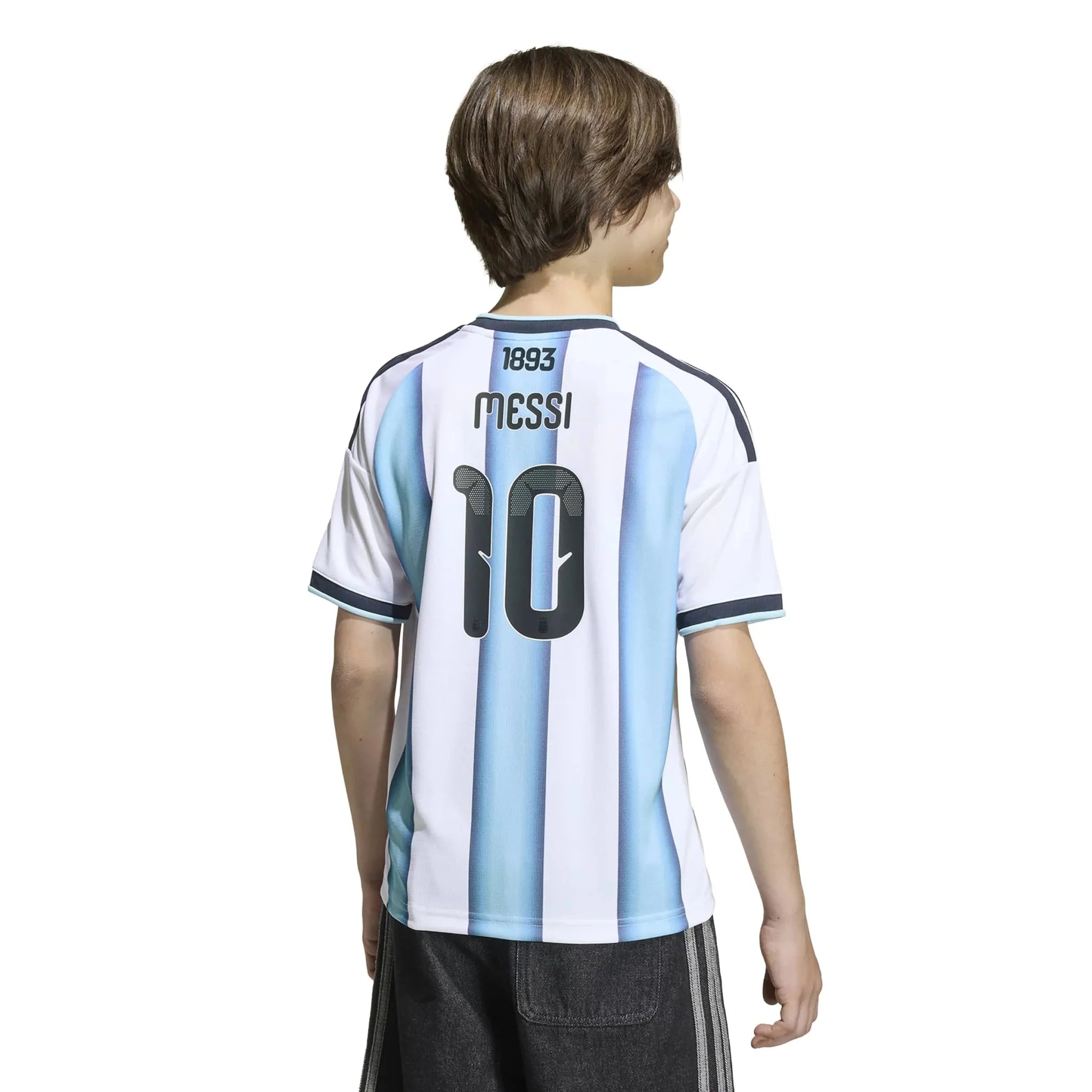 adidas 2026 Argentina Youth Stadium Home Messi #10 Soccer Jersey 6