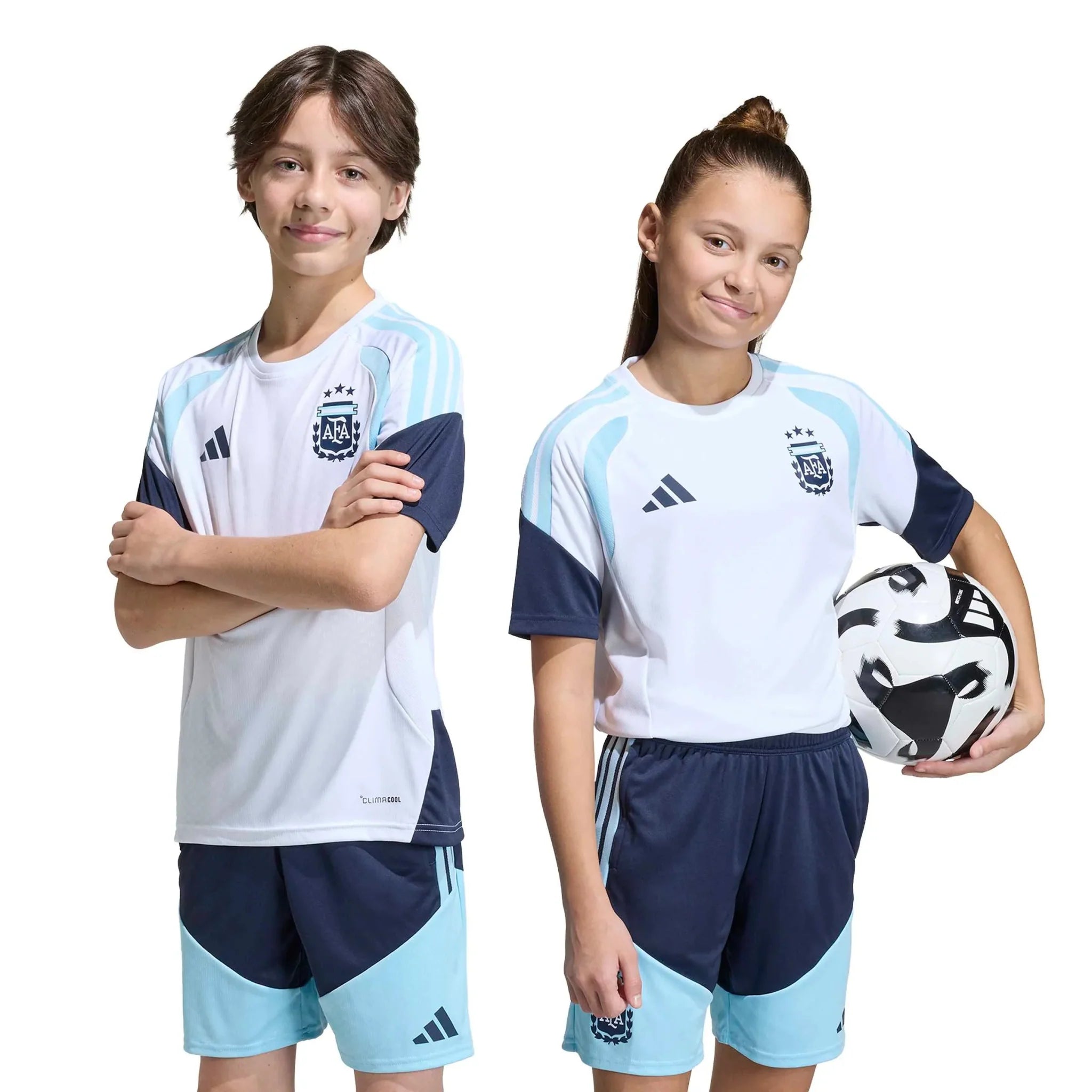adidas 2026 Argentina Youth Training Soccer Jersey 7