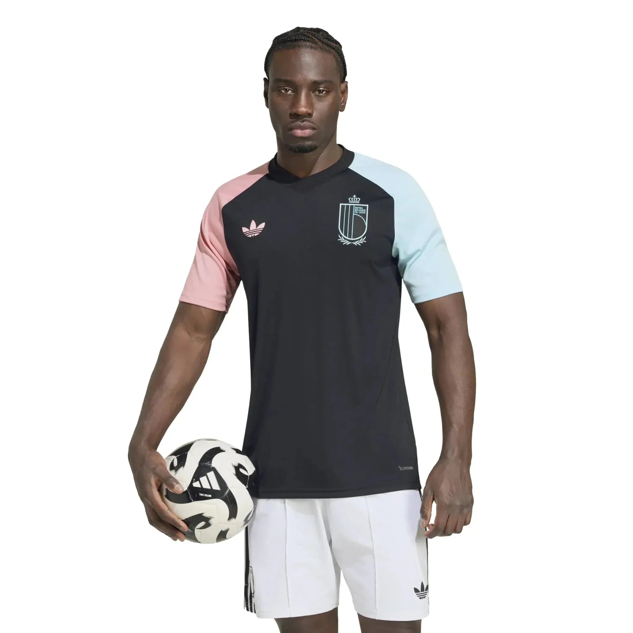 adidas 2026 Belgium Men's Away Pre-Match Soccer Jersey 3