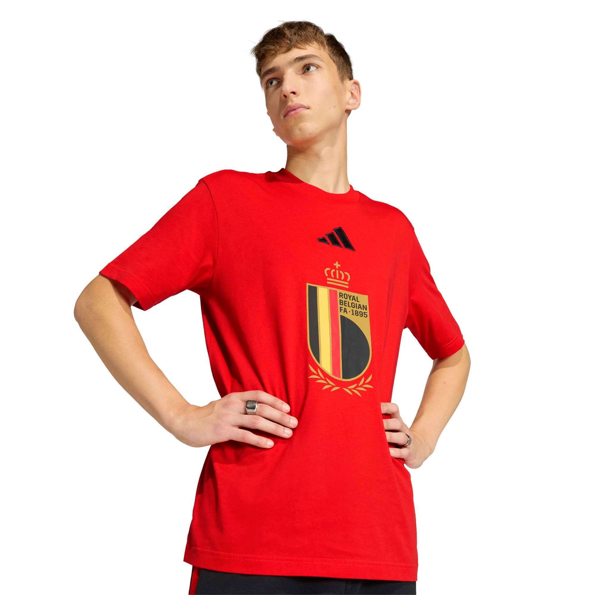 adidas 2026 Belgium Men's DNA Graphic Tee 4