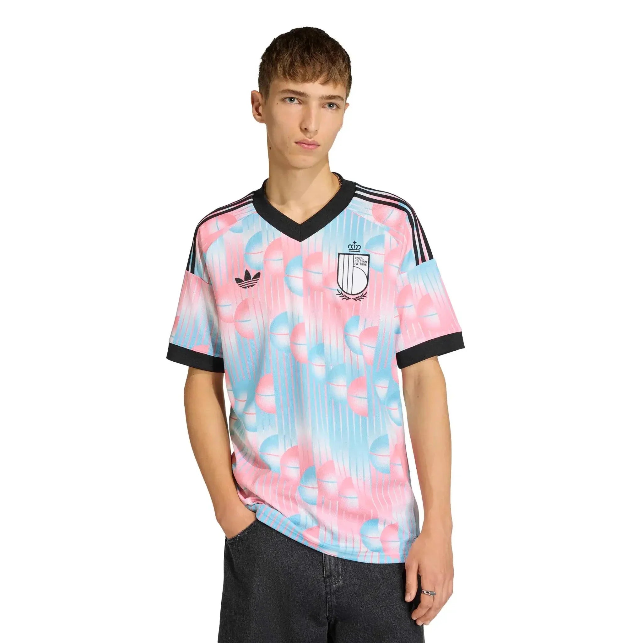 adidas 2026 Belgium Men's Stadium Away Soccer Jersey 3