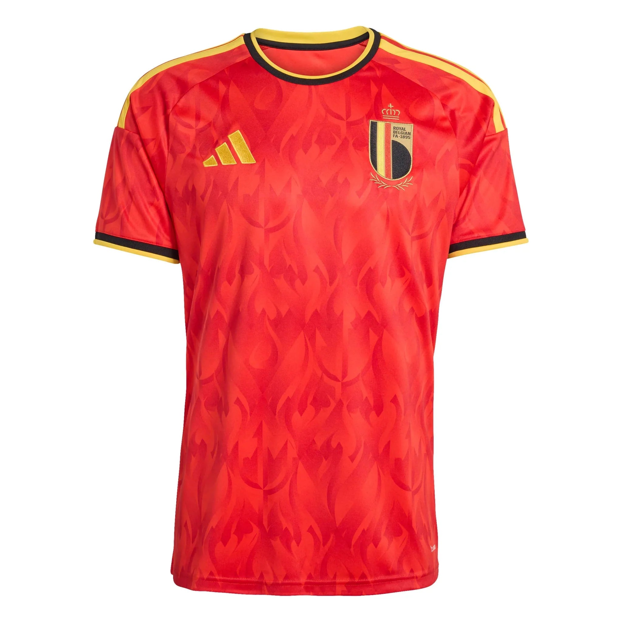 adidas 2026 Belgium Men's Stadium Home Soccer Jersey 1