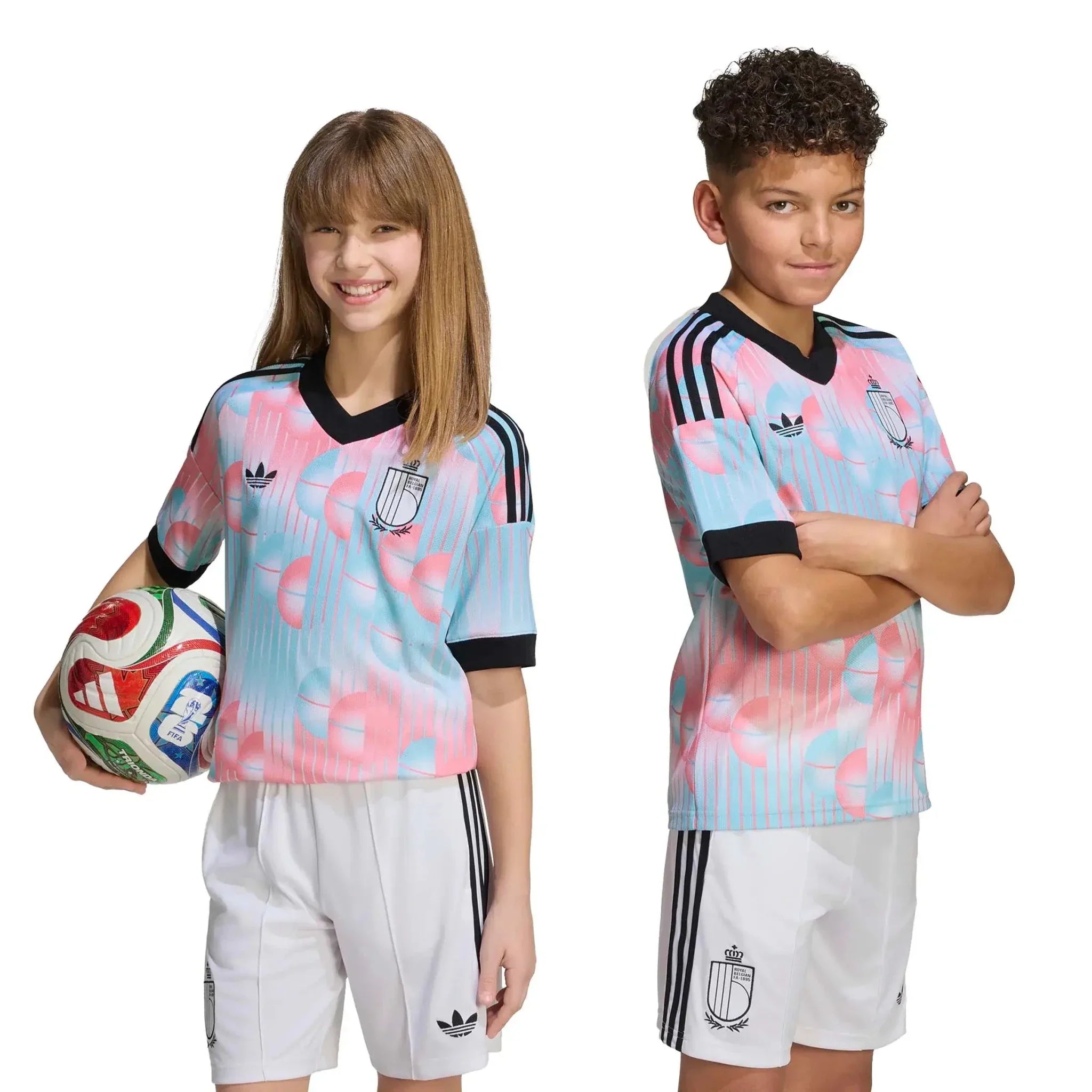adidas 2026 Belgium Youth Stadium Away Soccer Jersey 7