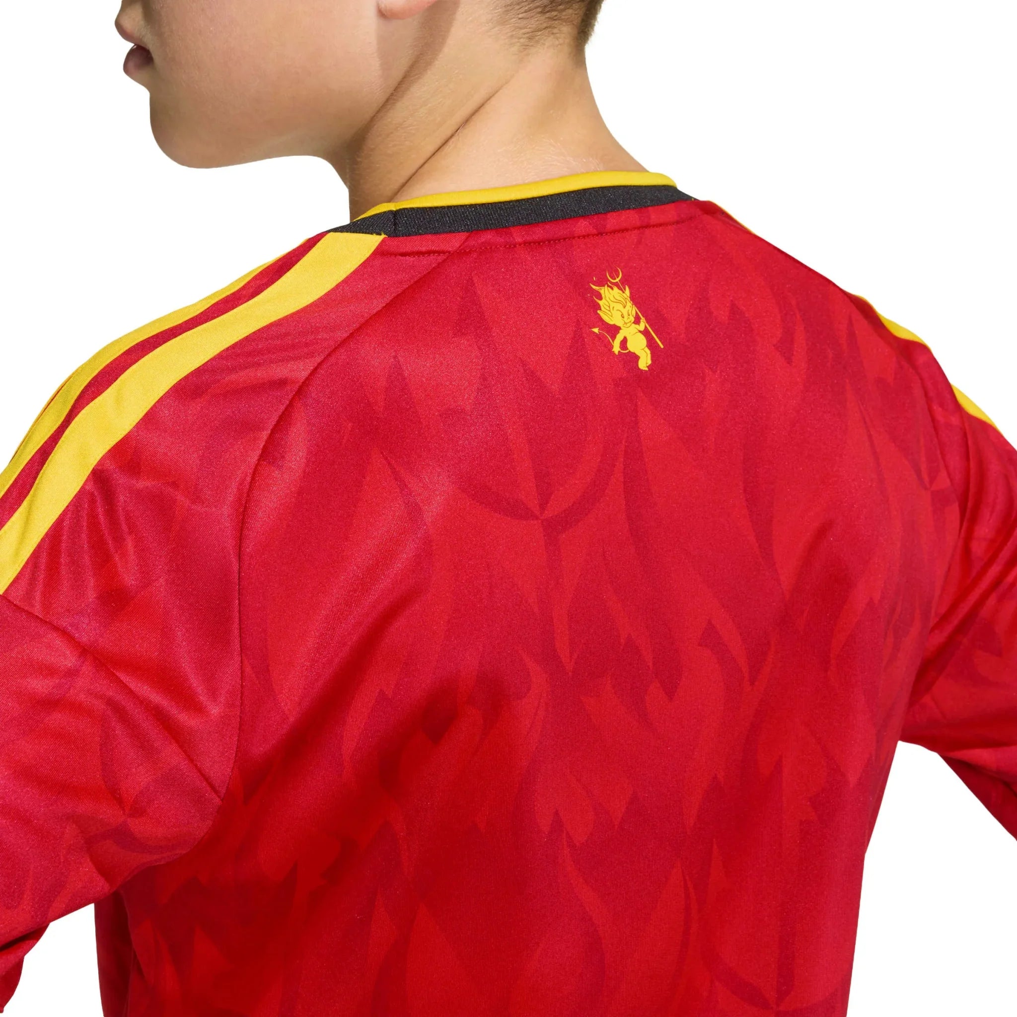 adidas 2026 Belgium Youth Stadium Home Soccer Jersey 4
