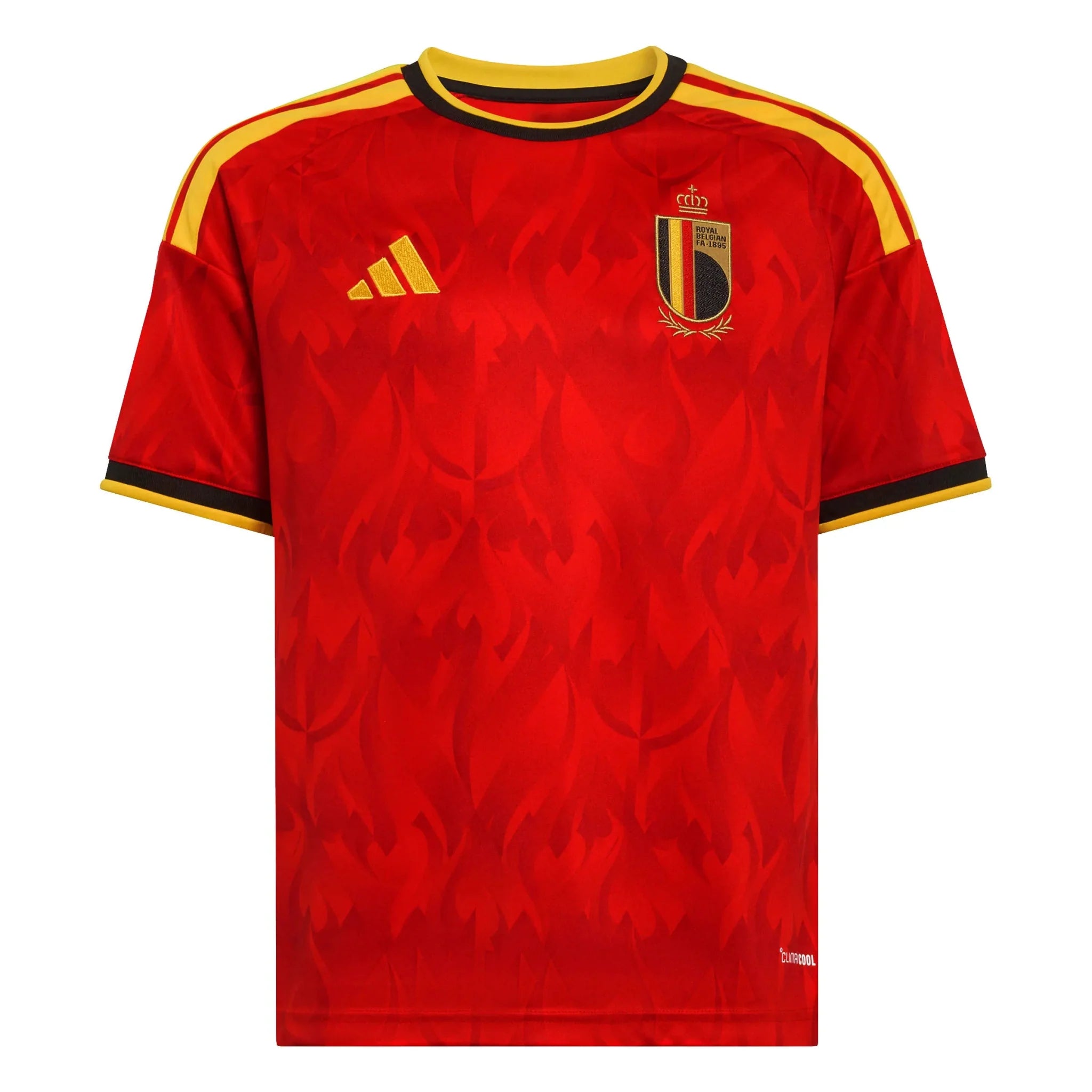 adidas 2026 Belgium Youth Stadium Home Soccer Jersey 1