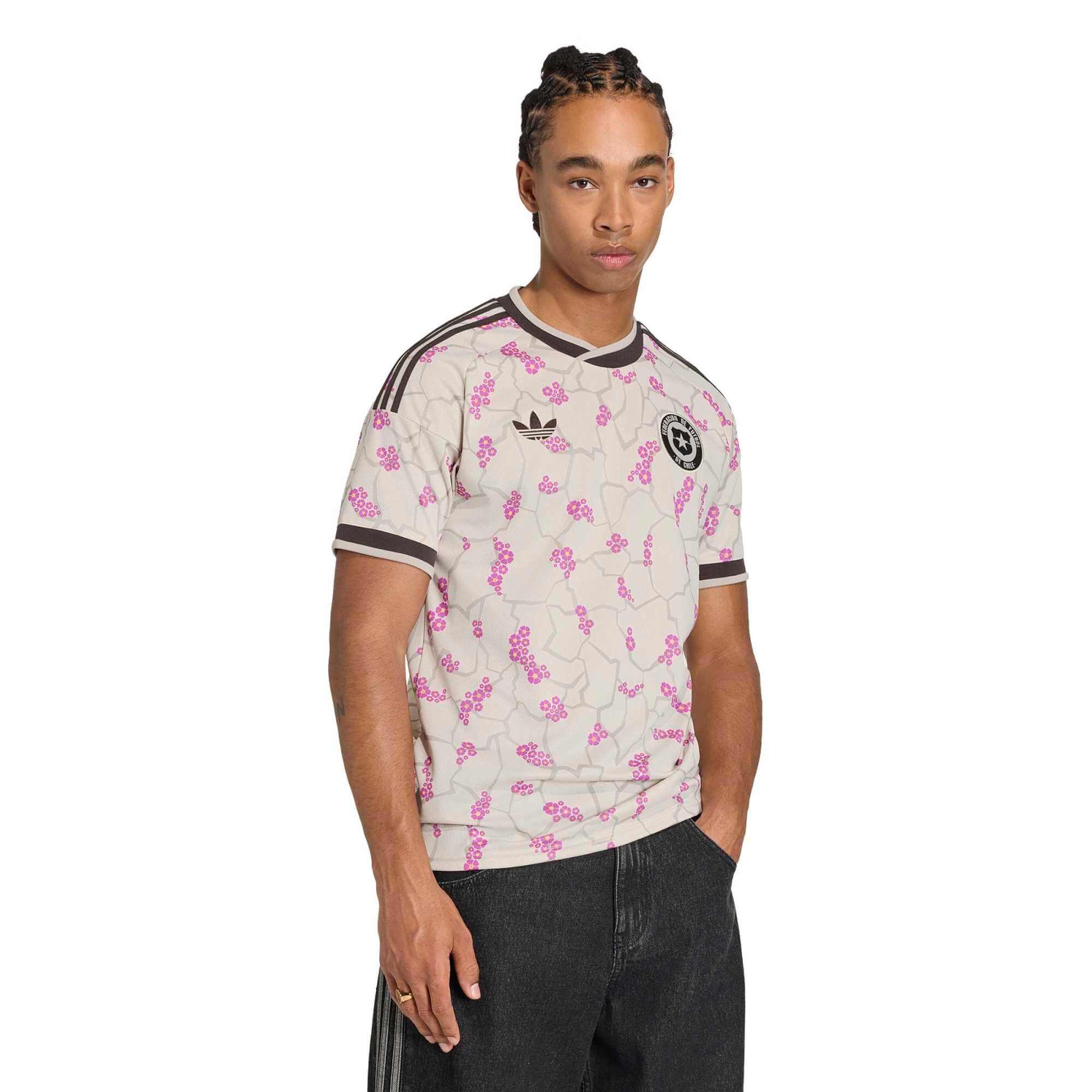 adidas 2026 Chile Men's Stadium Away Soccer Jersey 3