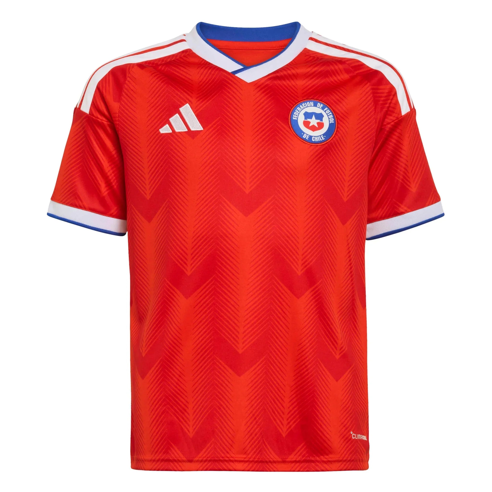 adidas 2026 Chile Youth Stadium Home Soccer Jersey 1