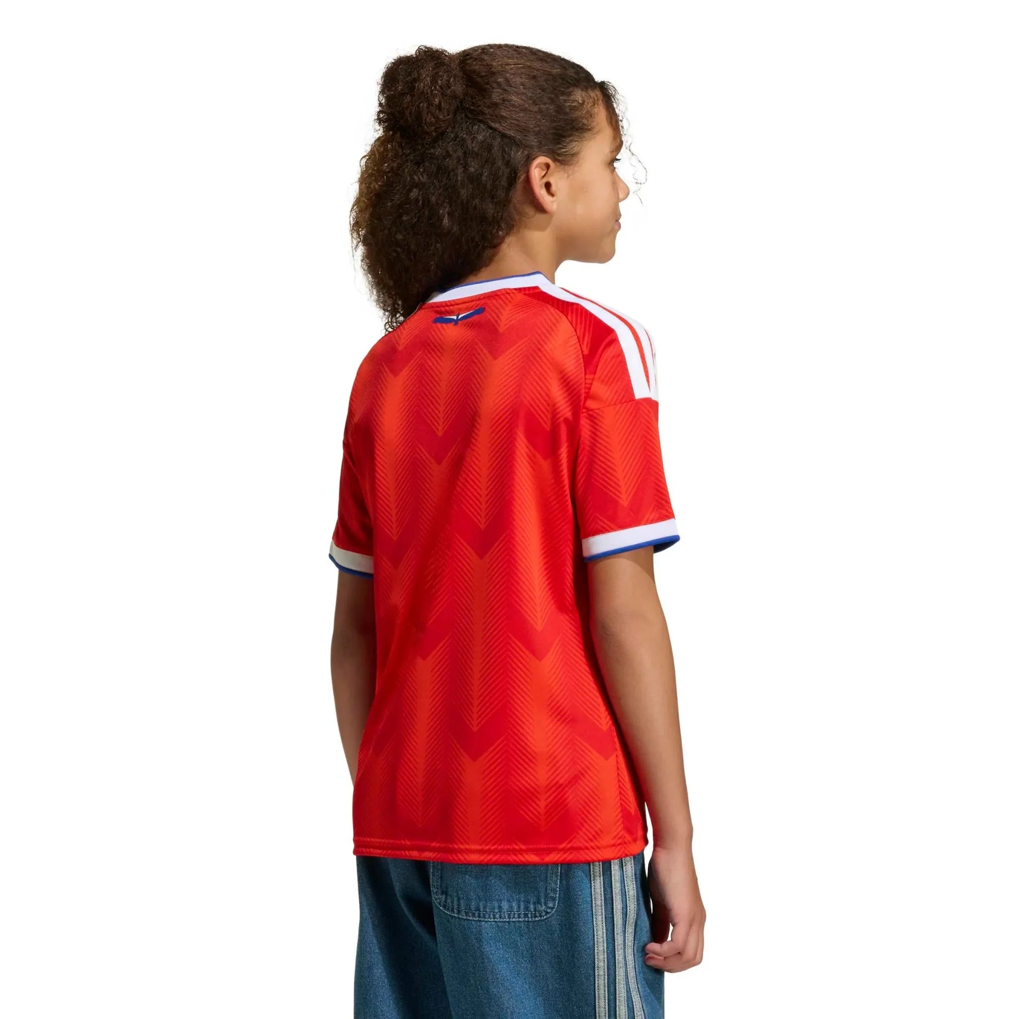adidas 2026 Chile Youth Stadium Home Soccer Jersey 6